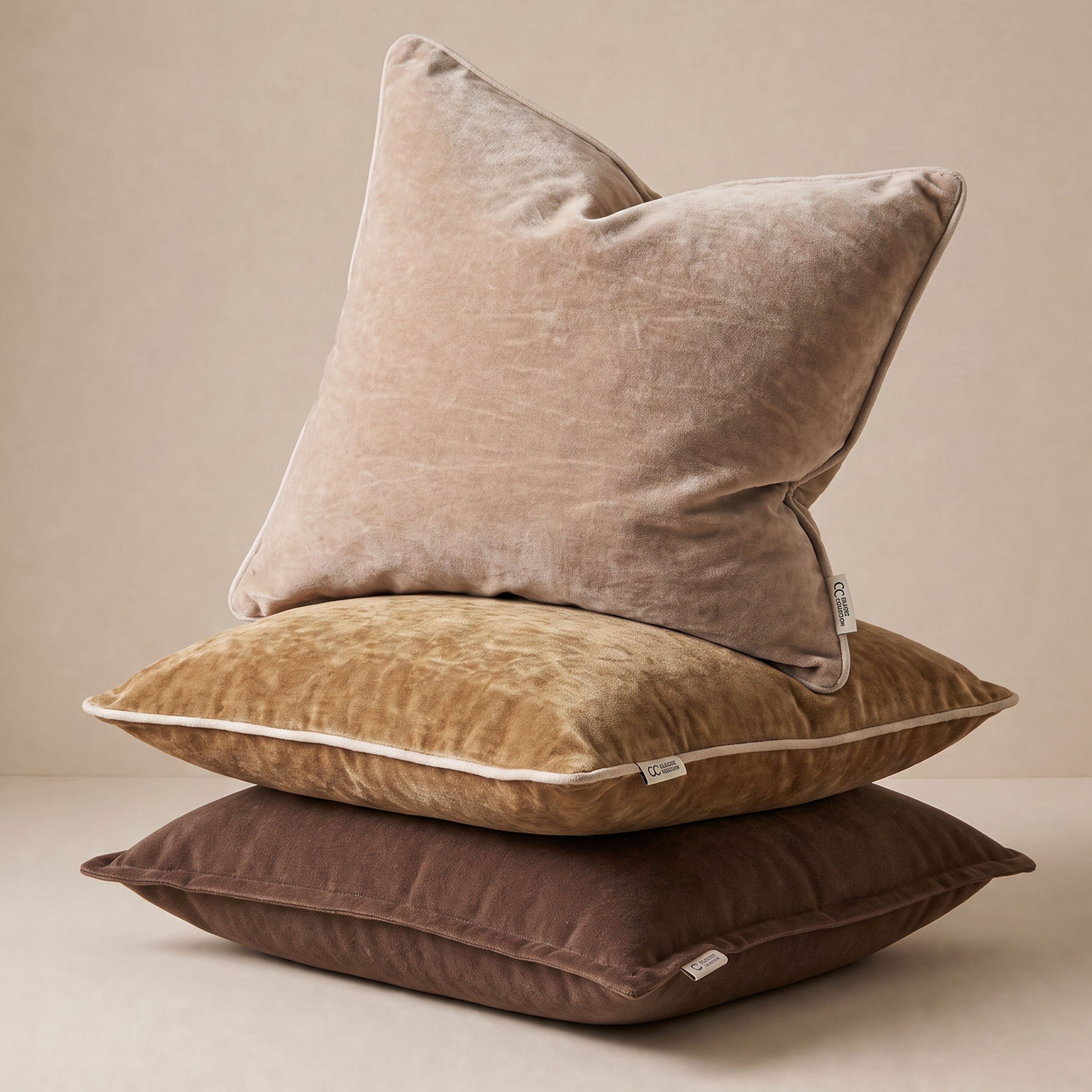 Classic Collection Velvet Stonewash Kuddfodral Gold 50x50