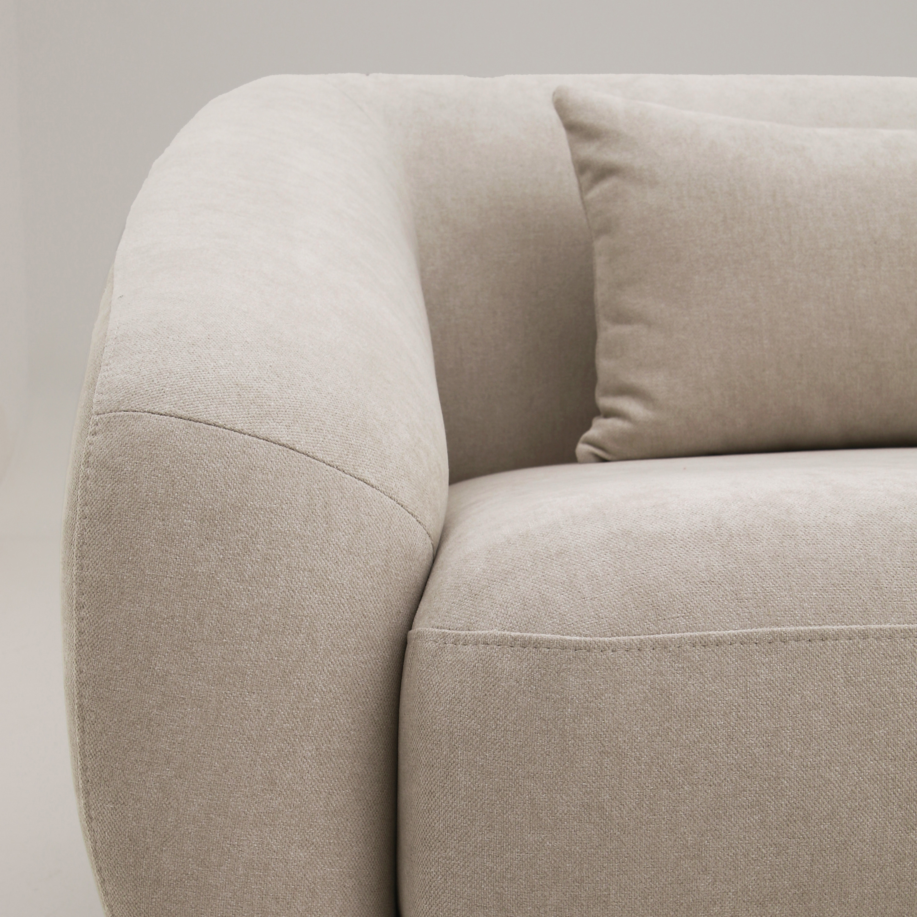 Sleepo Collection Alba 3-sits Soffa Beige 258cm