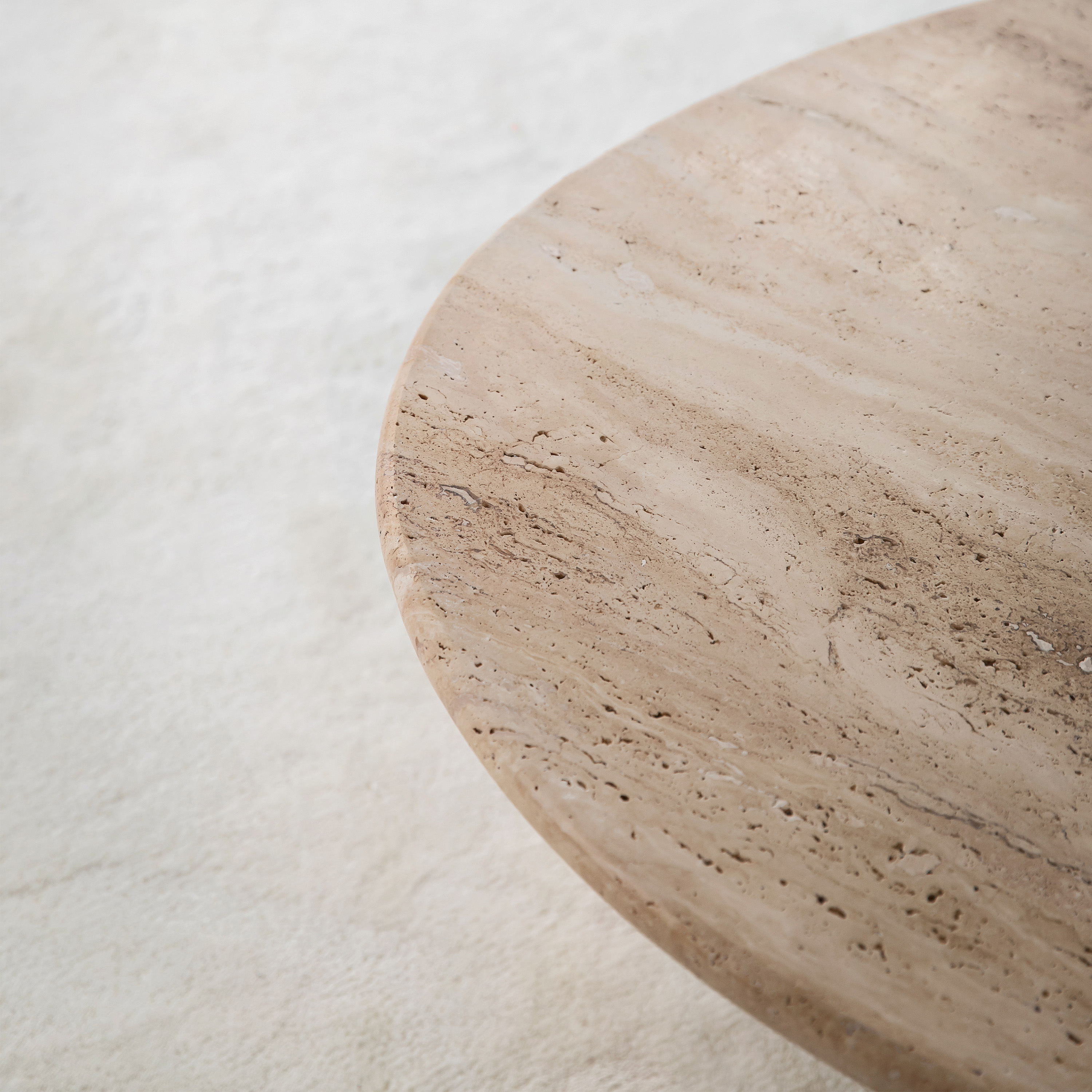 Sleepo Collection Francis Soffbord Travertin 120cm