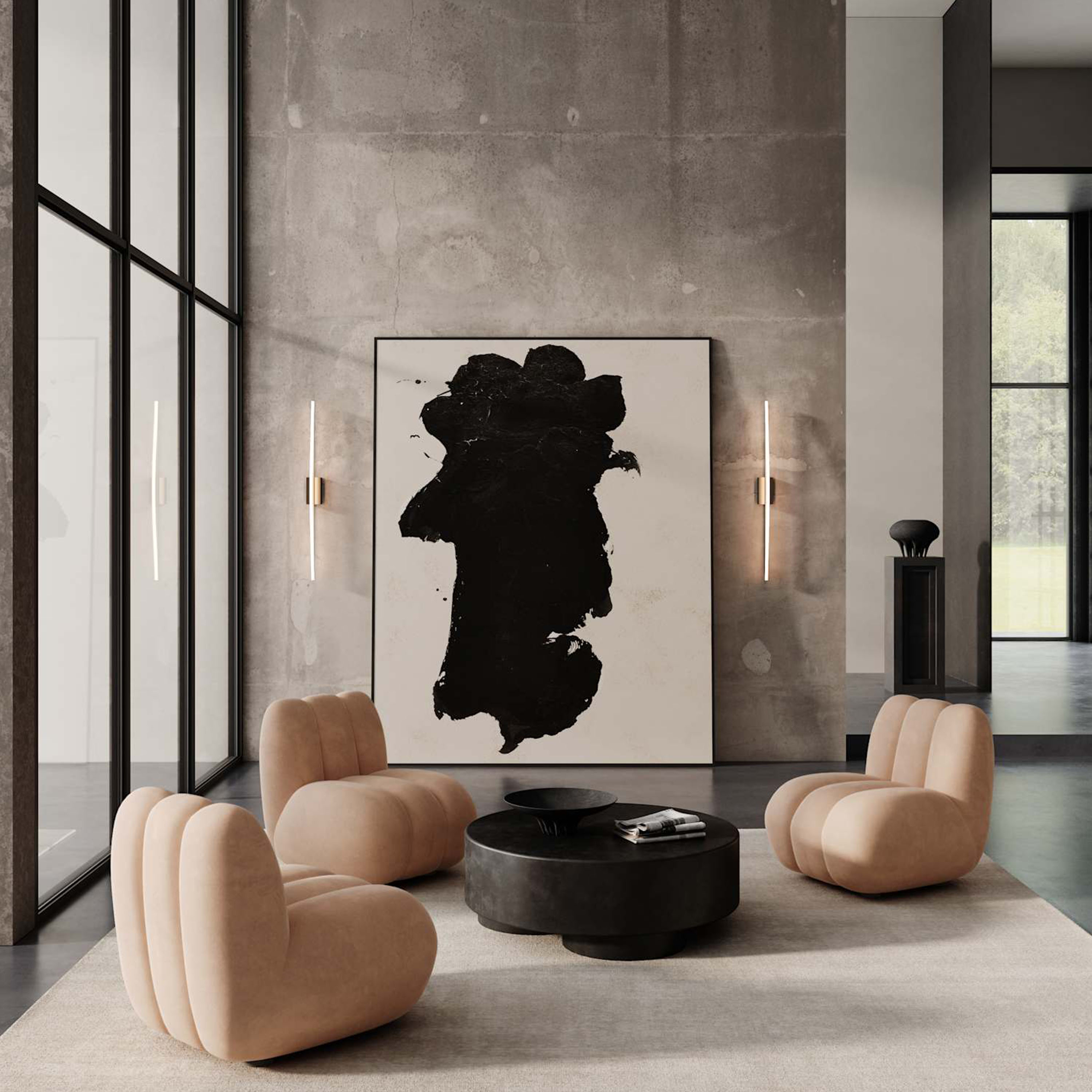 101 Copenhagen Bow Vegglampe Bronse Big 100 cm