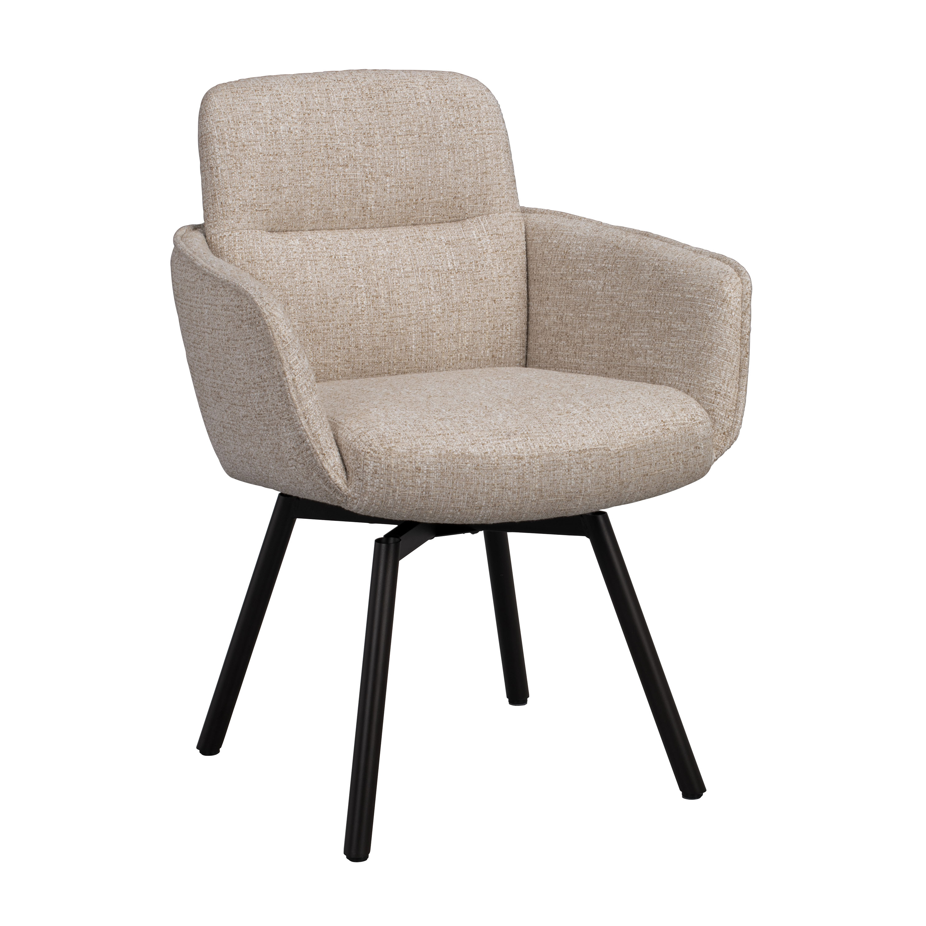 Rowico Home Roswell Karmstol Ljusbeige/Brun