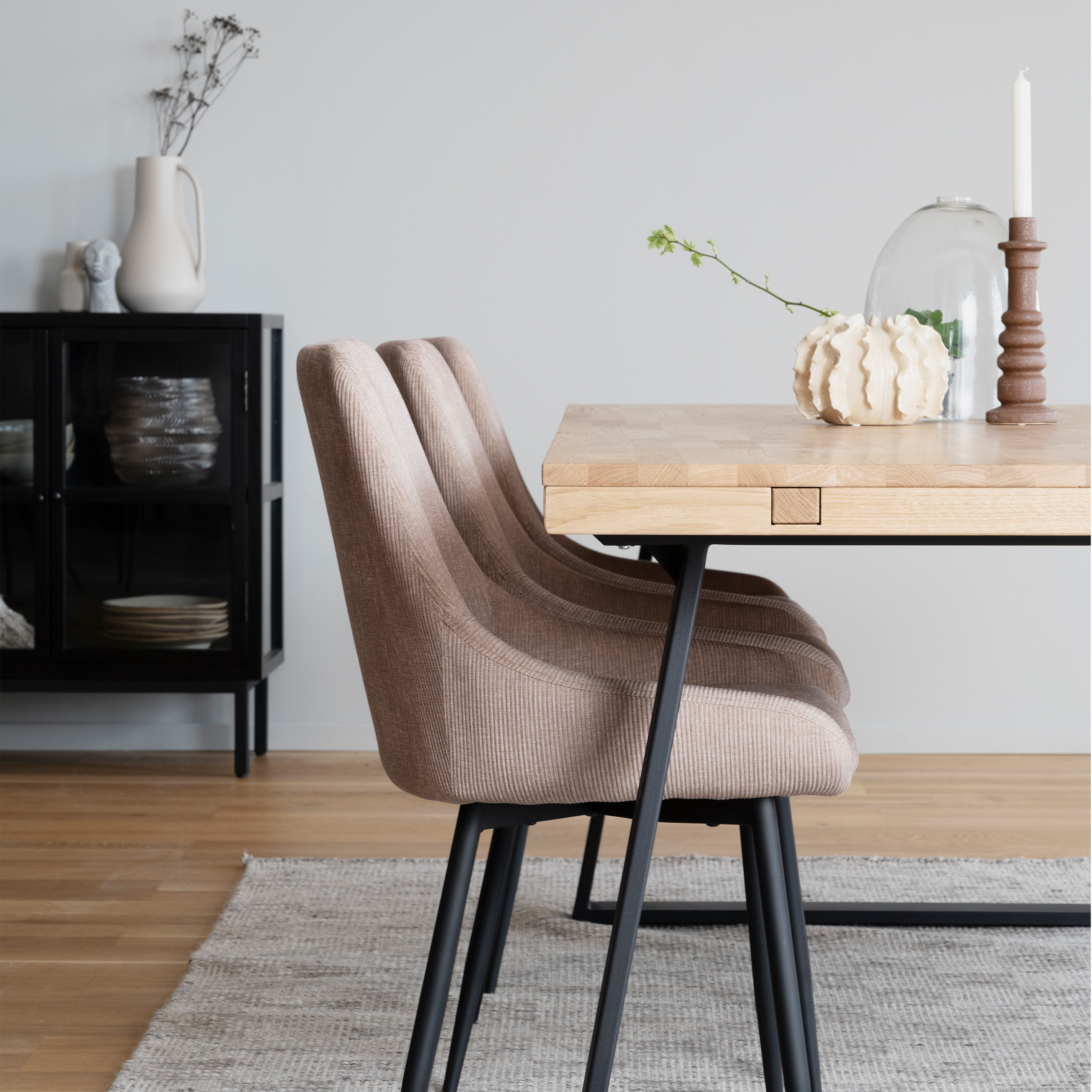 Rowico Home Brooklyn Matbord U-ben Ek 170cm