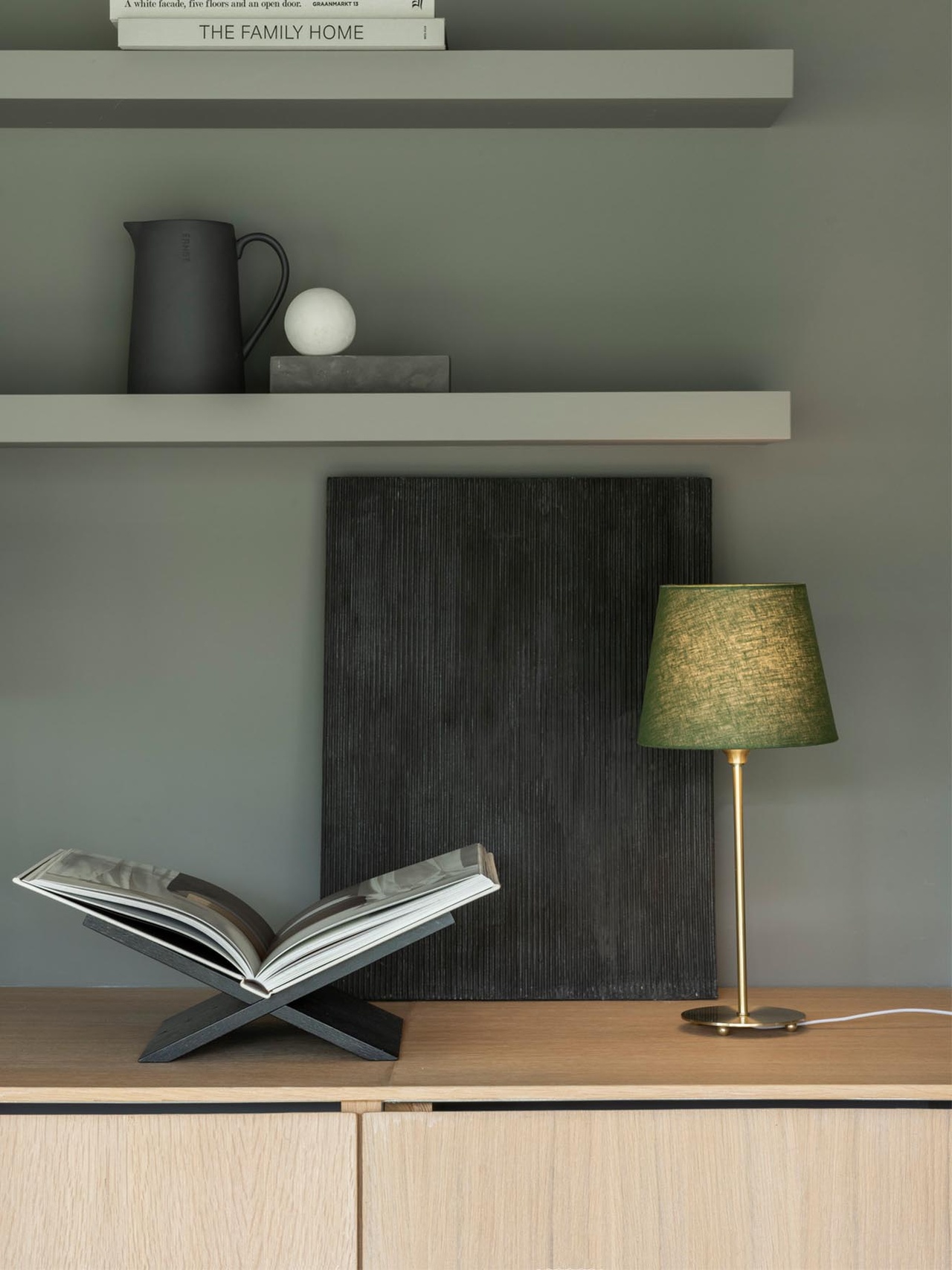 Watt &amp; Veke Line Lampfot Gold 35cm