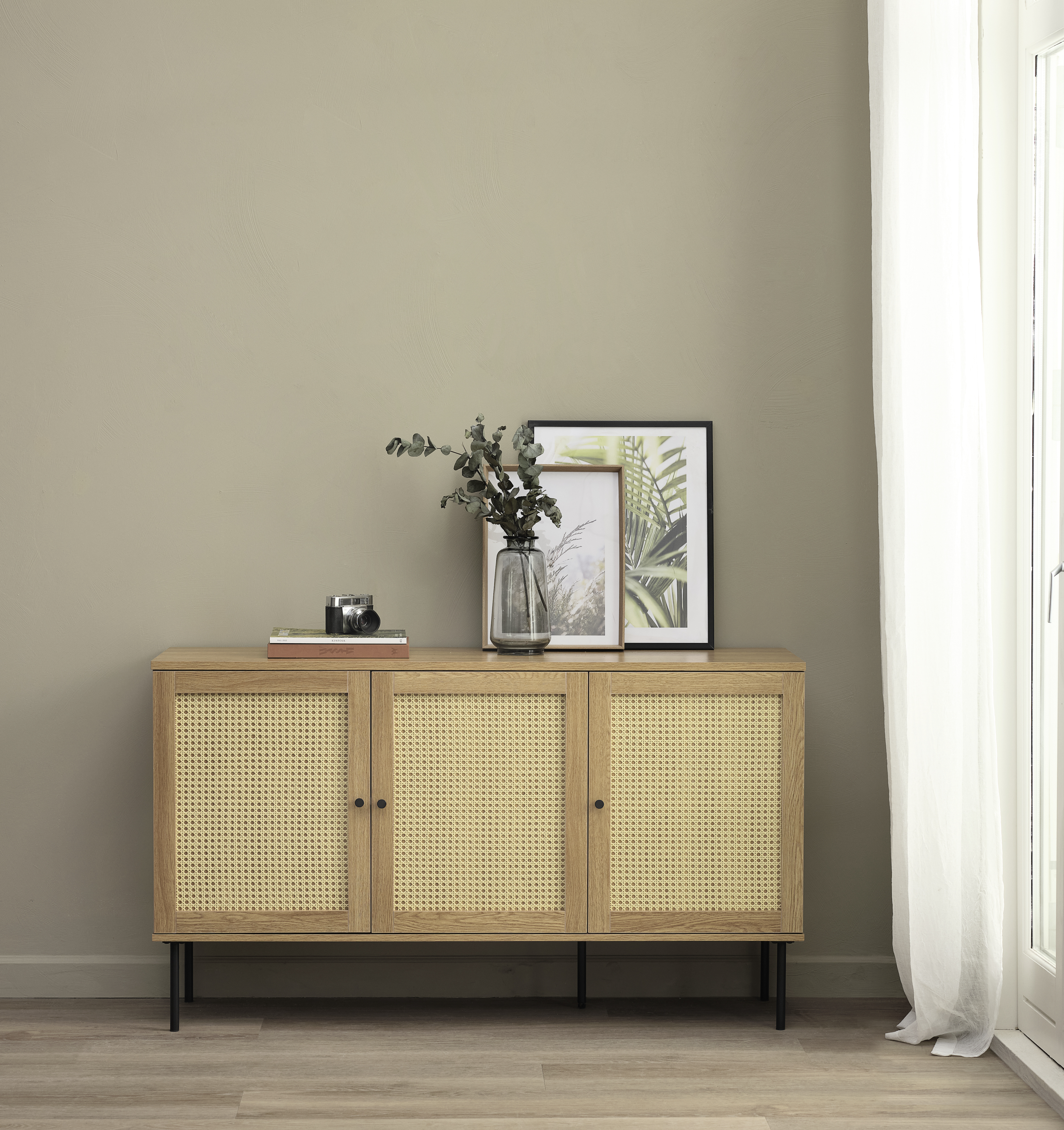 Nordic Home Elin Sideboard Eik Natural 140cm