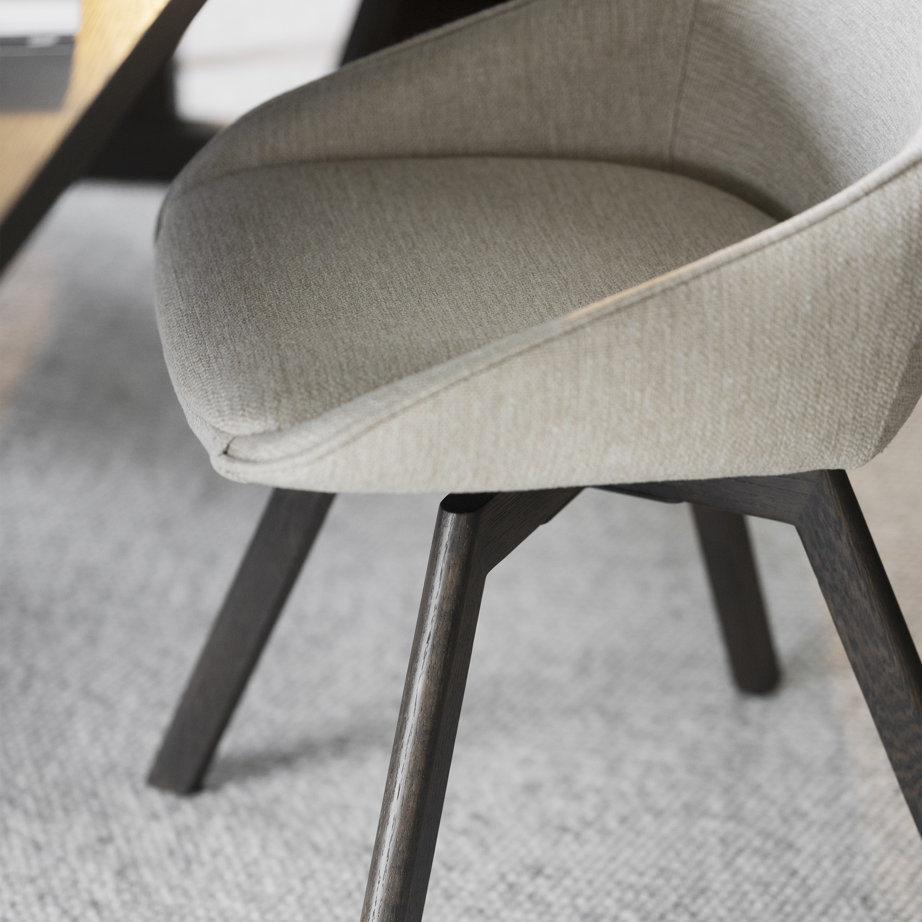 Rowico Home Alison Matstol Ljusbeige/Brun