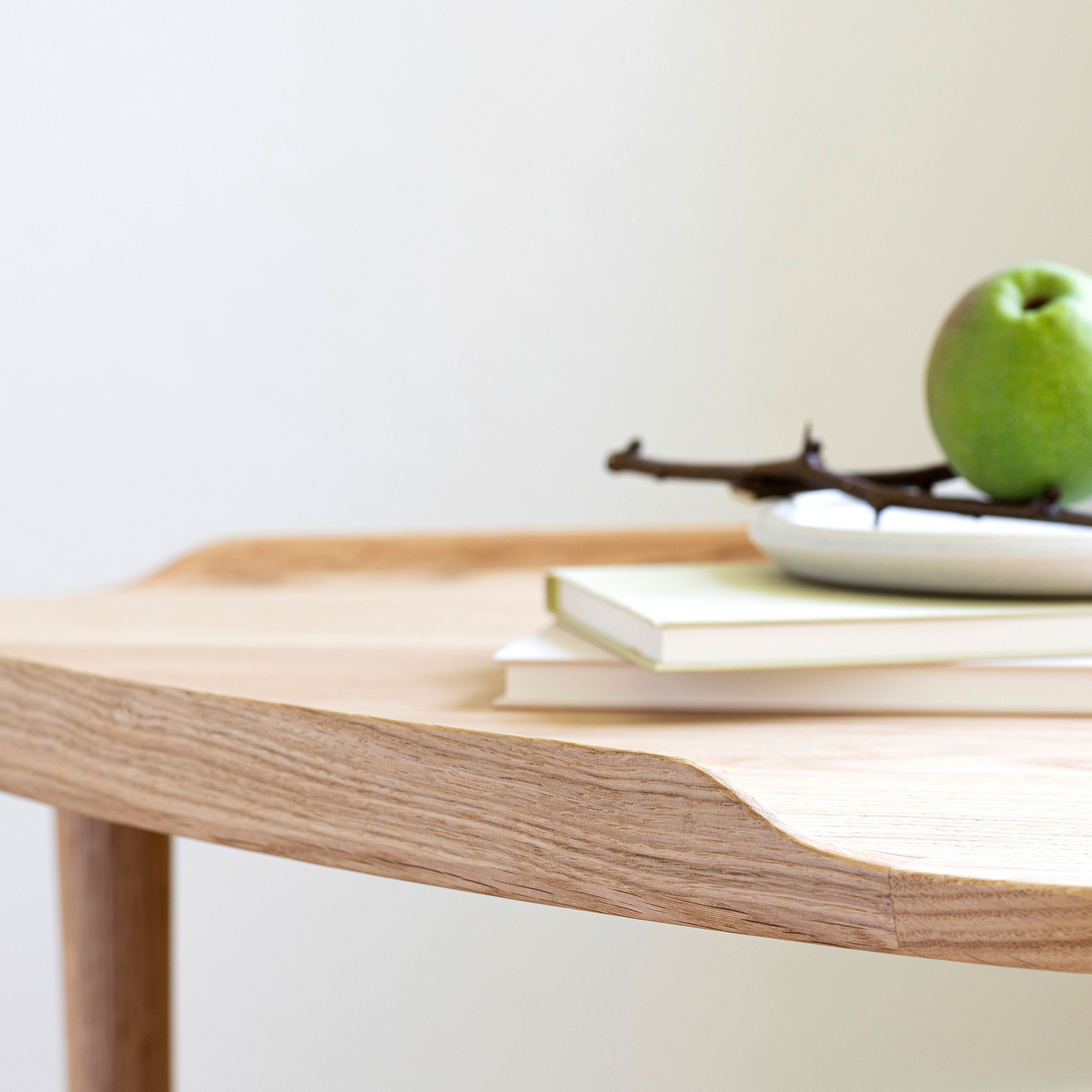 Aakjaer Furniture No.55 Sofabord Hvitoljet Eik Liten