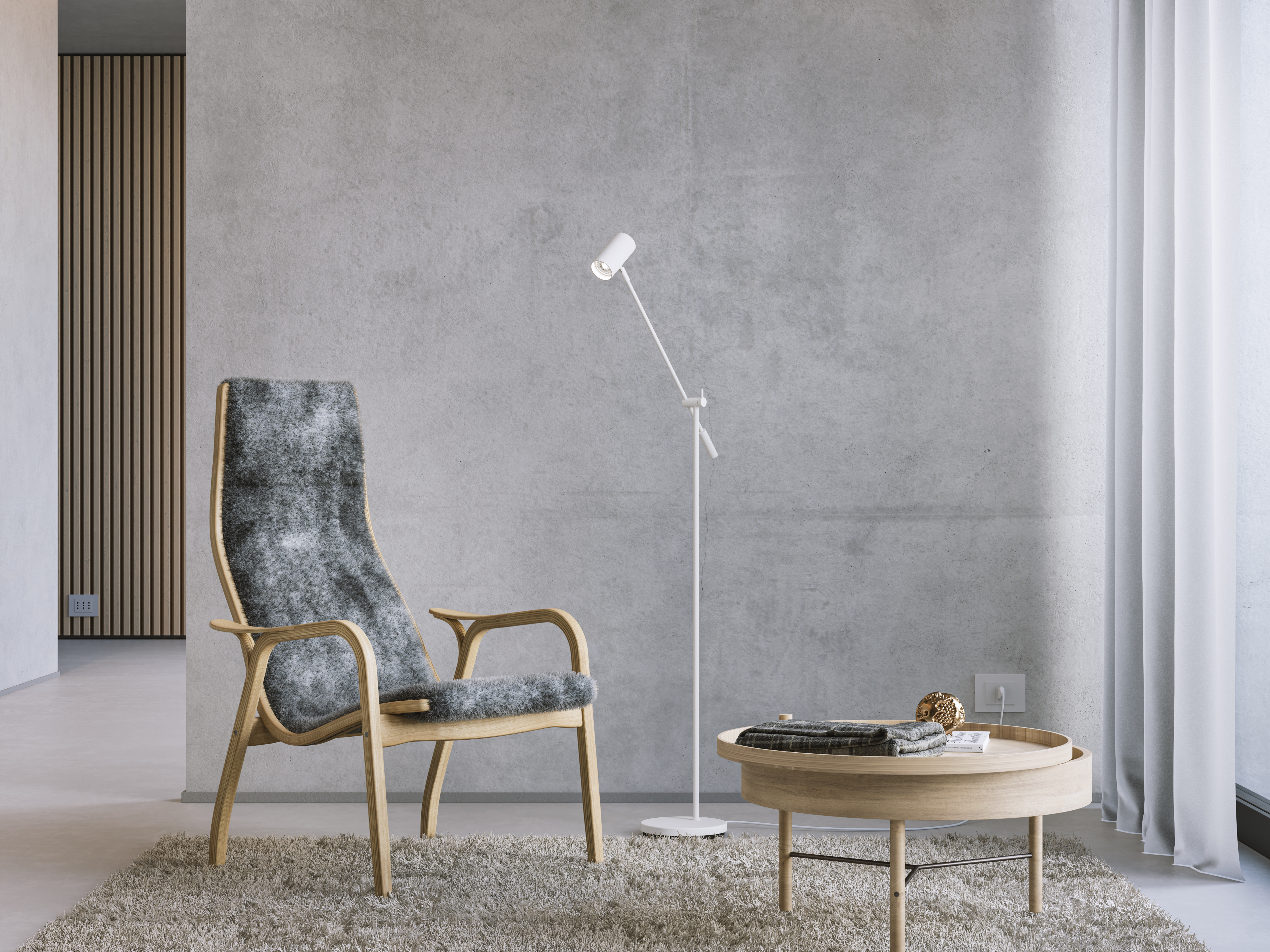 Belid Tyson Lattiavalaisin Vipuvarsi Valkoinen runko