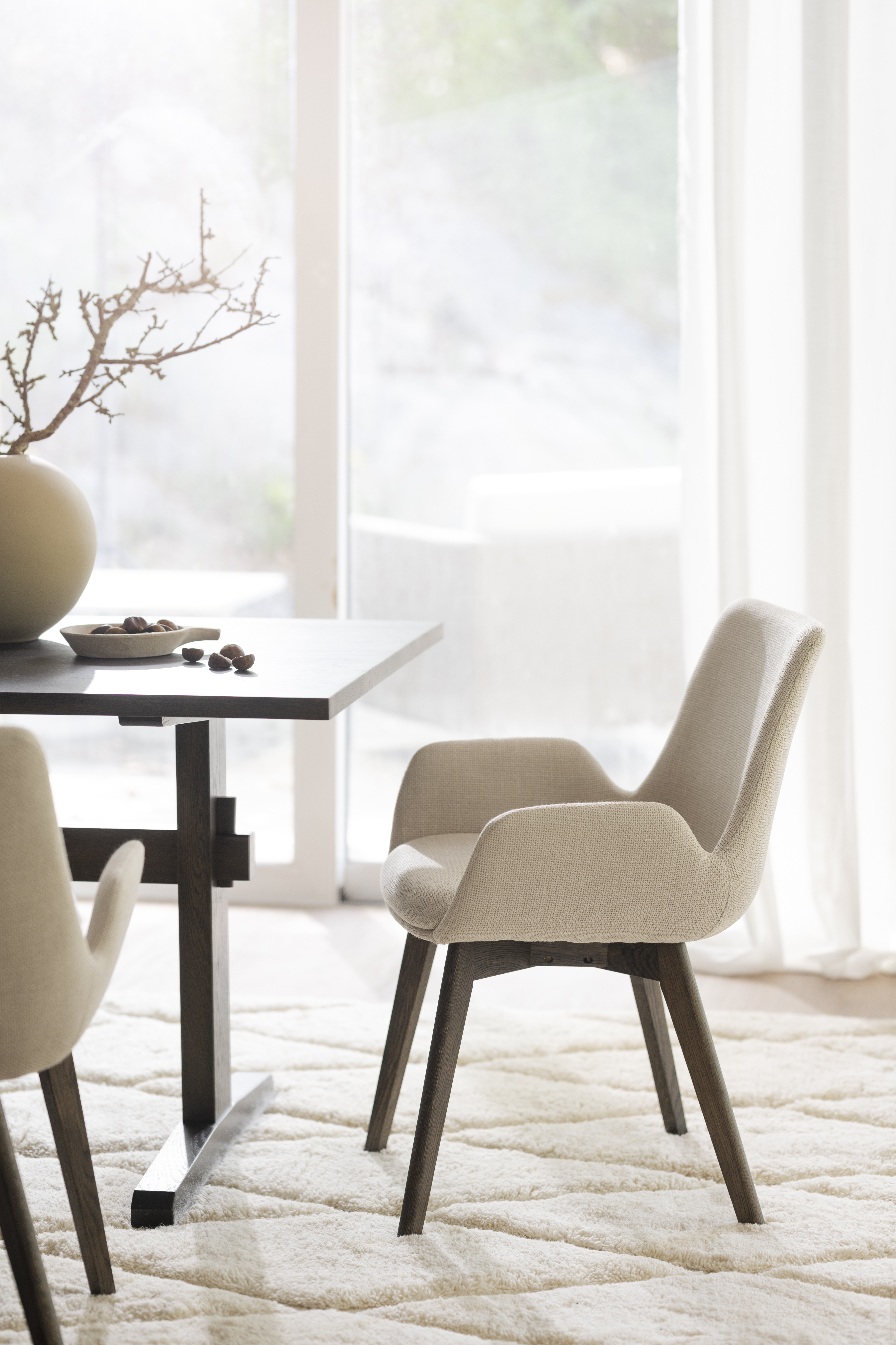 Rowico Home Drimsdale Karmstol Beige/Brun