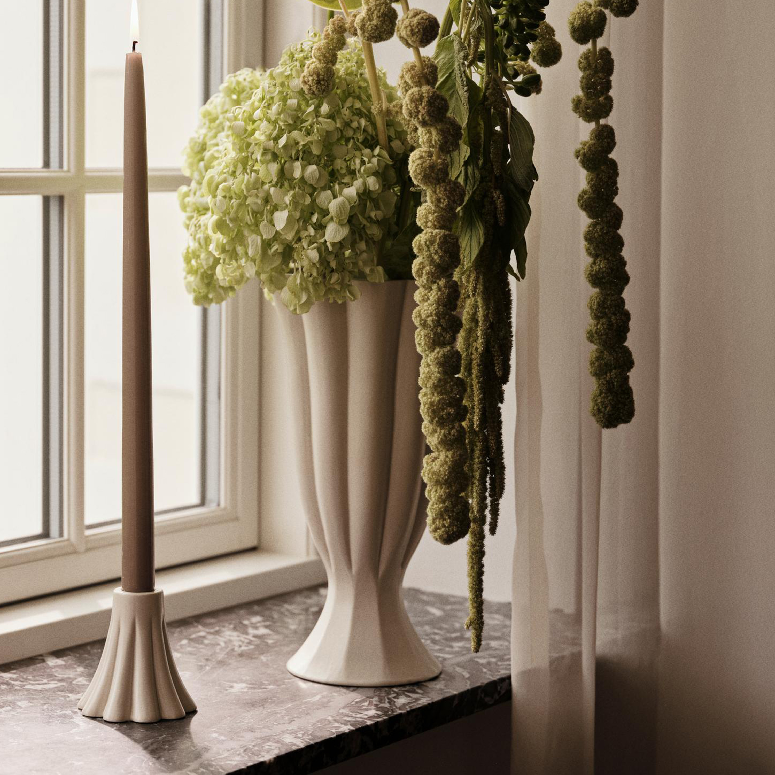 Broste Copenhagen Heli Vas Cream Large