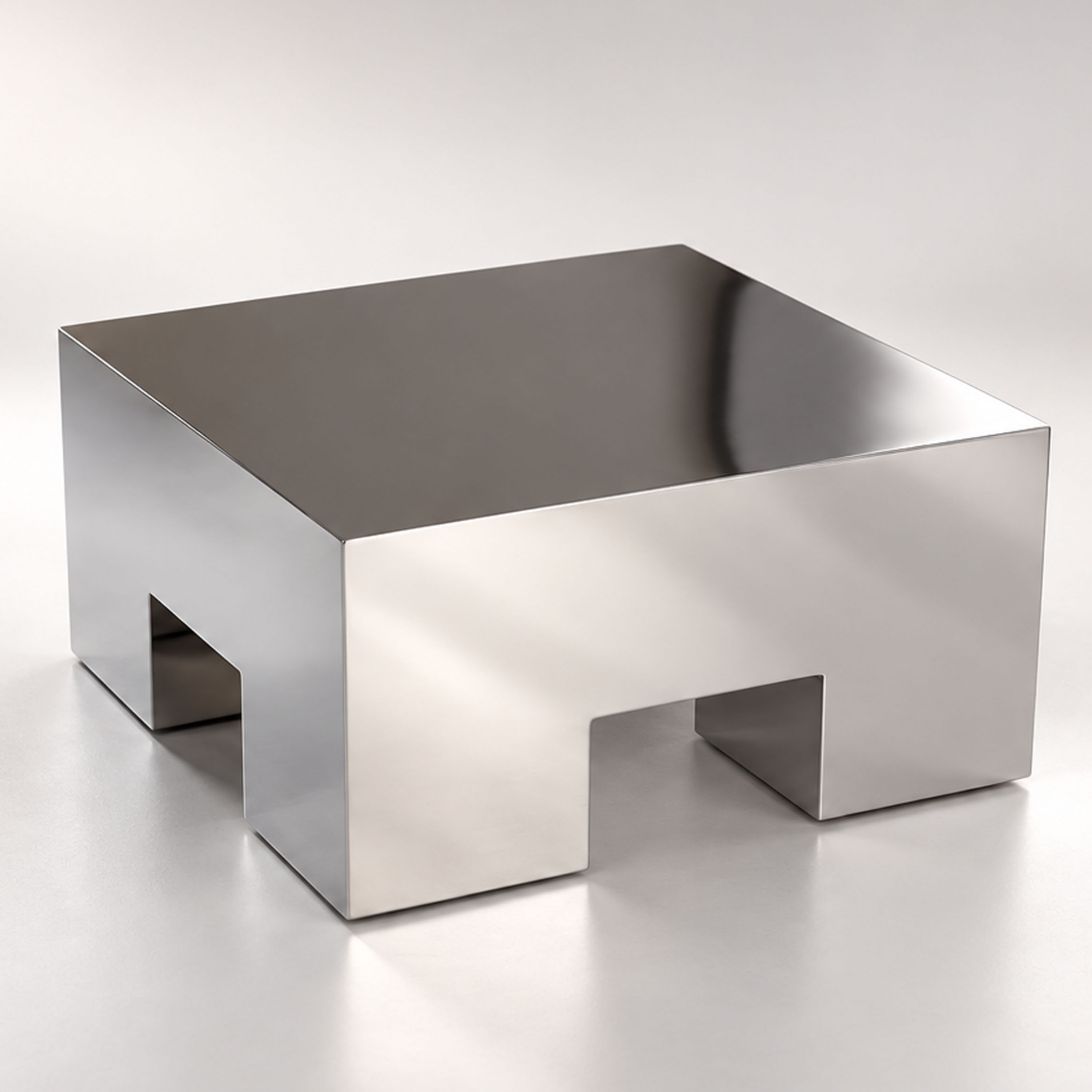 Chunky Soffbord Stainless Steel 60x60