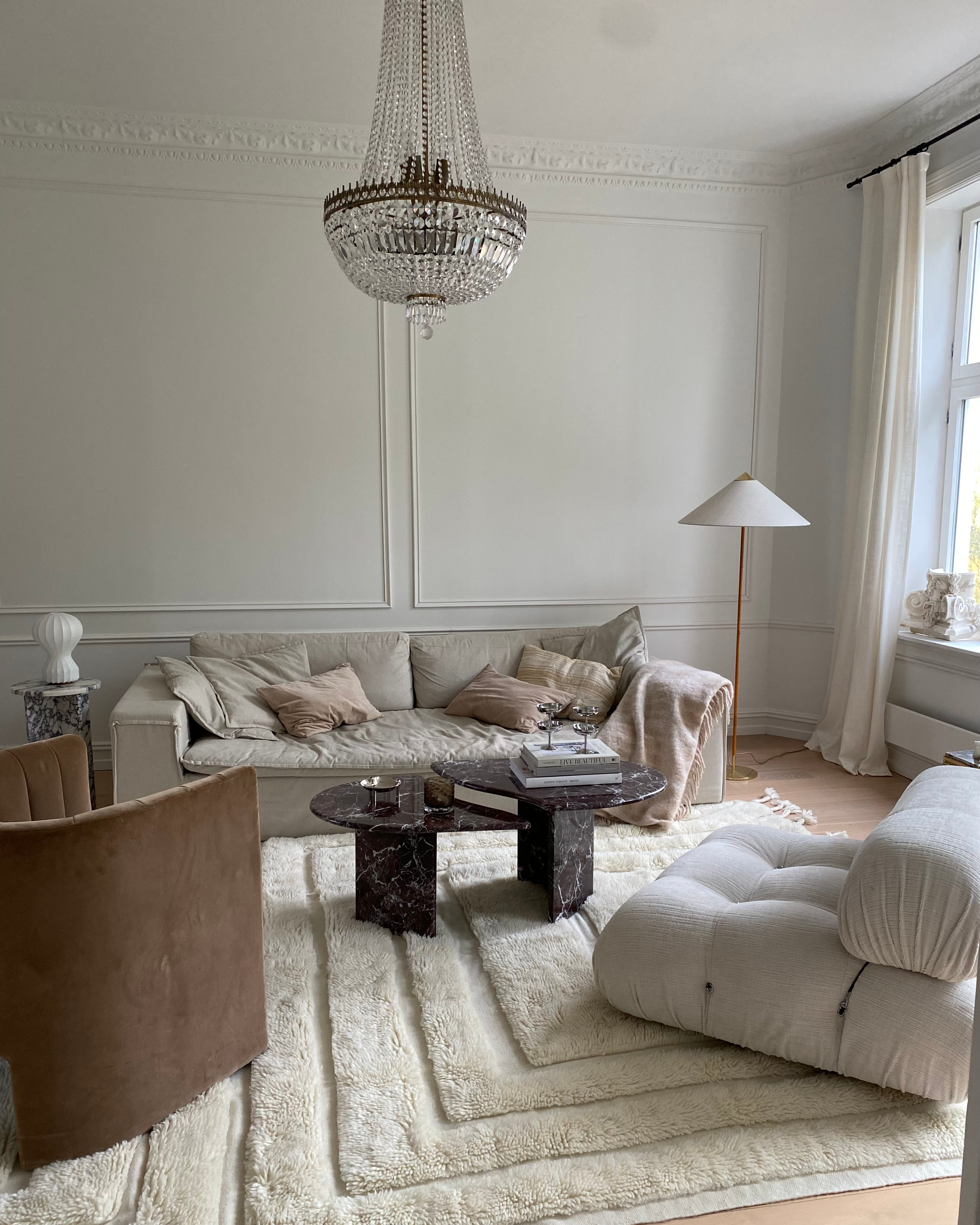 Tinted Kask Wollteppich Offwhite 200x300