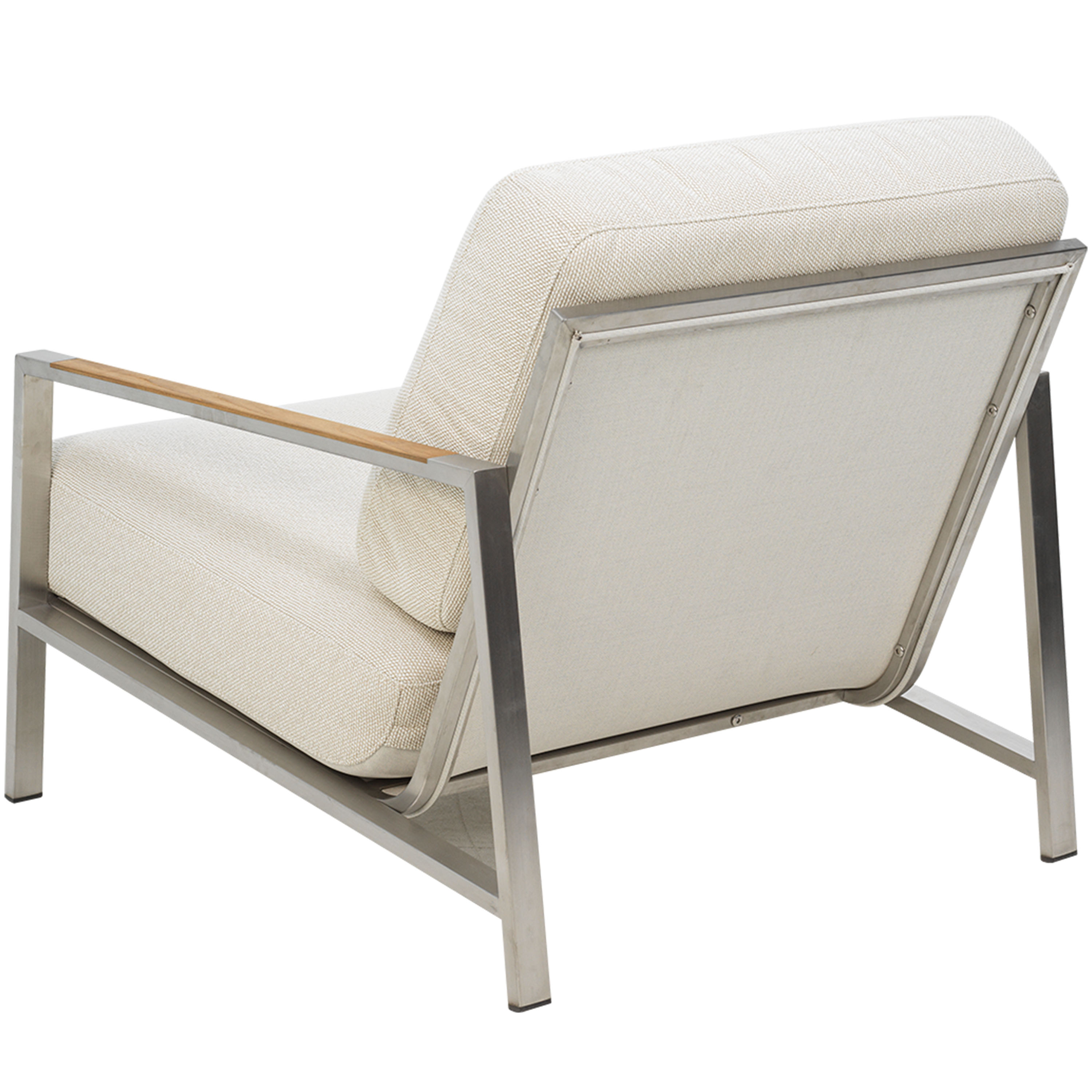 Brafab Naos Loungefotölj Stainless Steel/Dot Beige