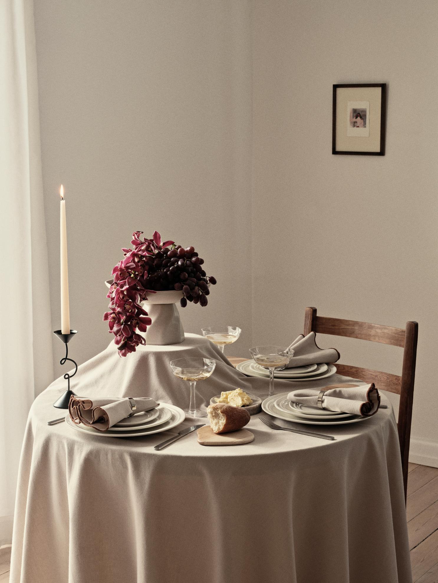 Broste Copenhagen Selma Ljusstake Black 19cm