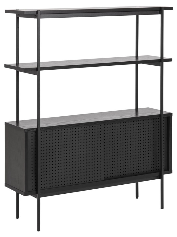 Nordic Home - Evelyn Bokhylla Svart 114cm