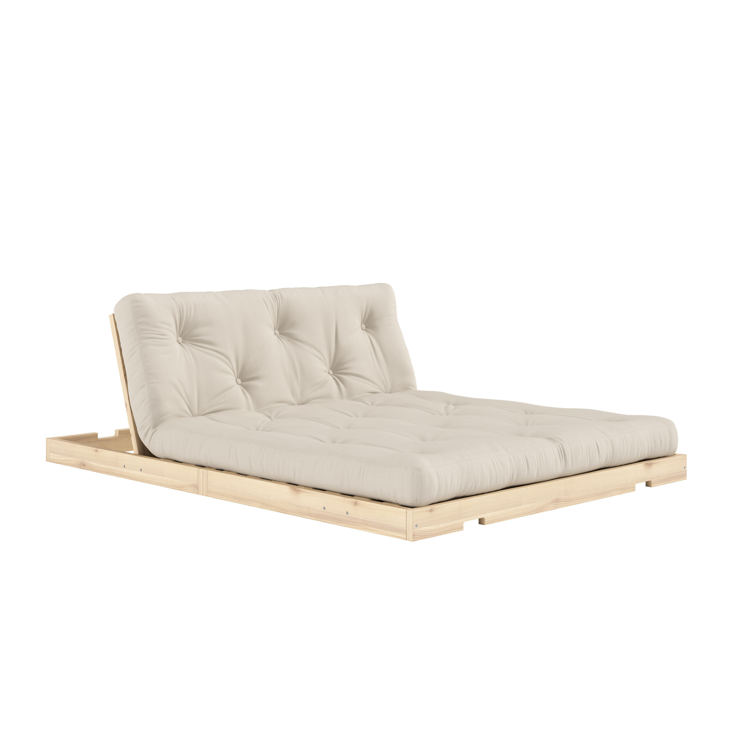 Karup Design Flip Vuodesohva Raw patjalla Beige 140x200