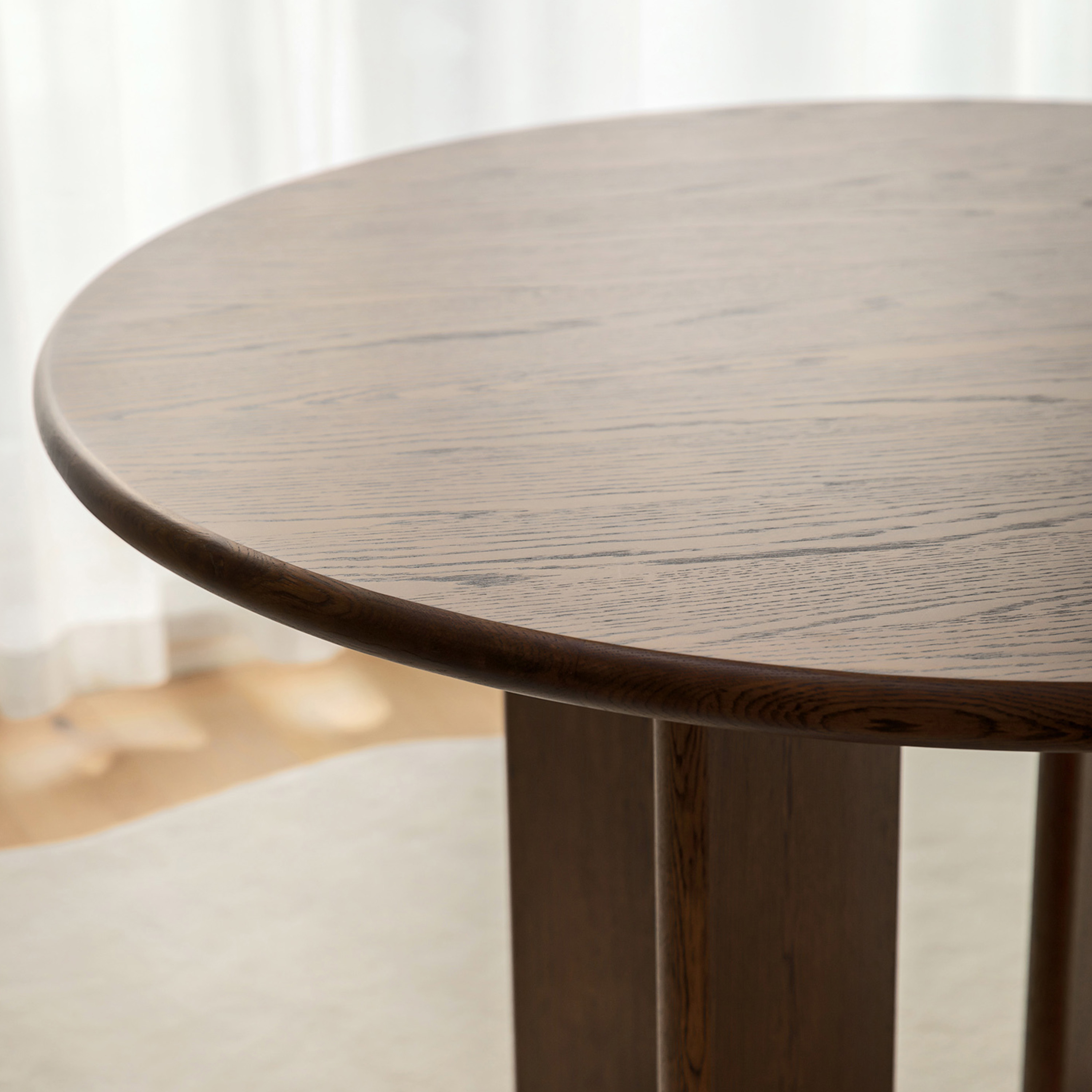 Sleepo Collection Ollie Ruokapöytä Ruskeaksi Petsattu Tammi 120 cm