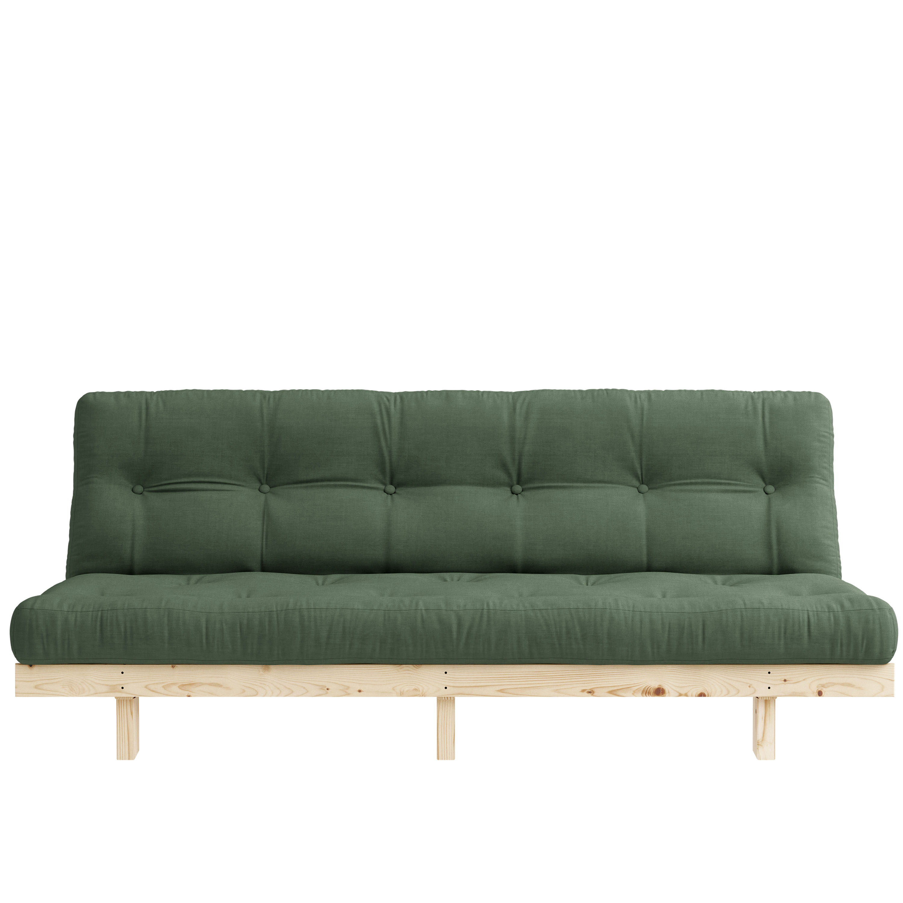 Karup Design Lean Vuodesohva Natur/Olive Green 190cm