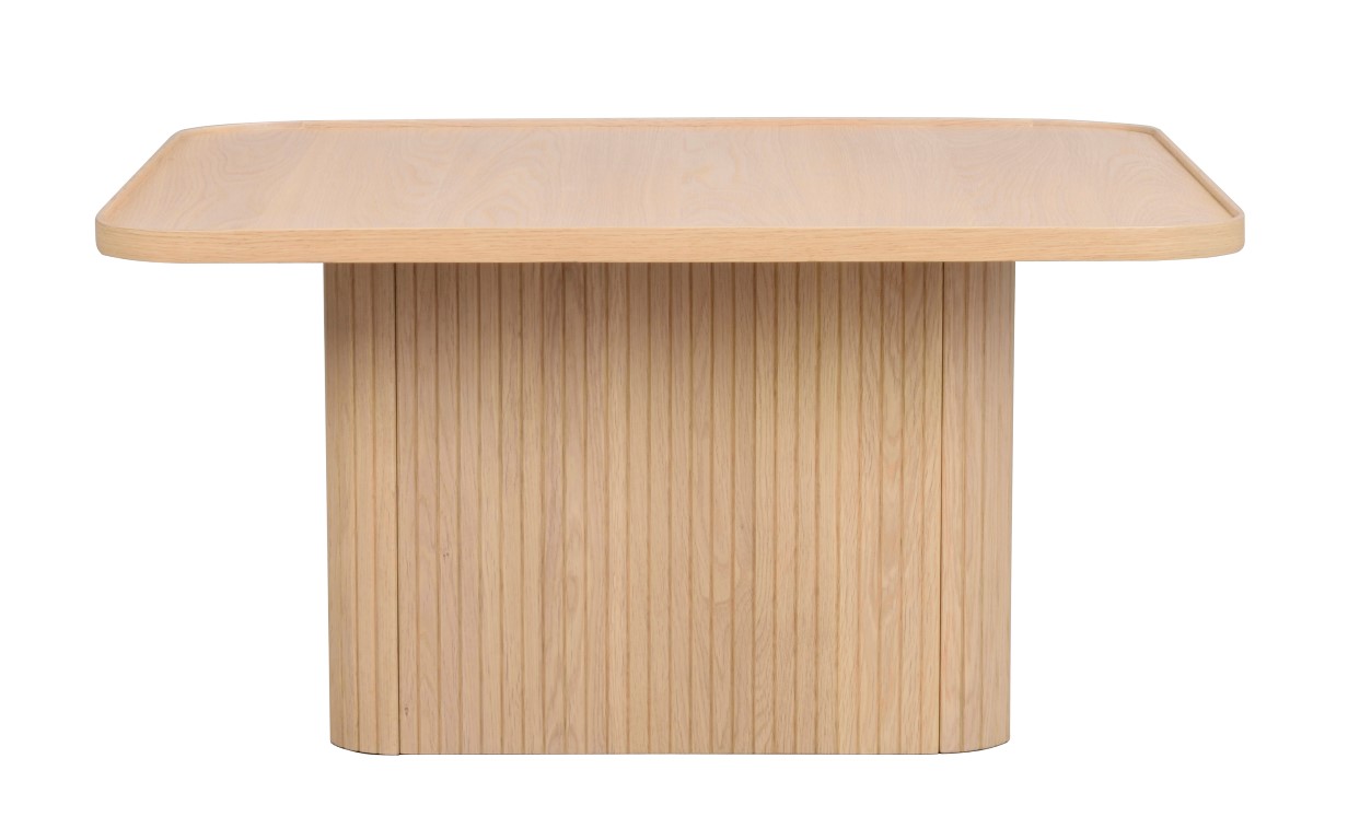 Rowico Home Sullivan Couchtisch Weiß pigmentierte Eiche 80x80cm