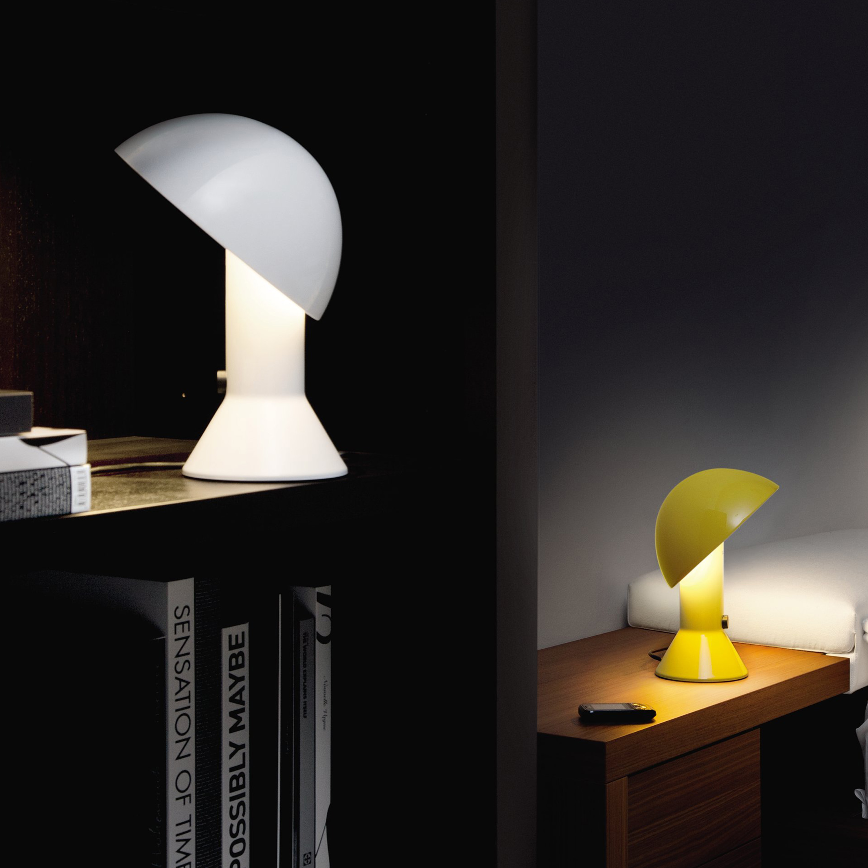 Martinelli Luce Elmetto Pöytävalaisin White