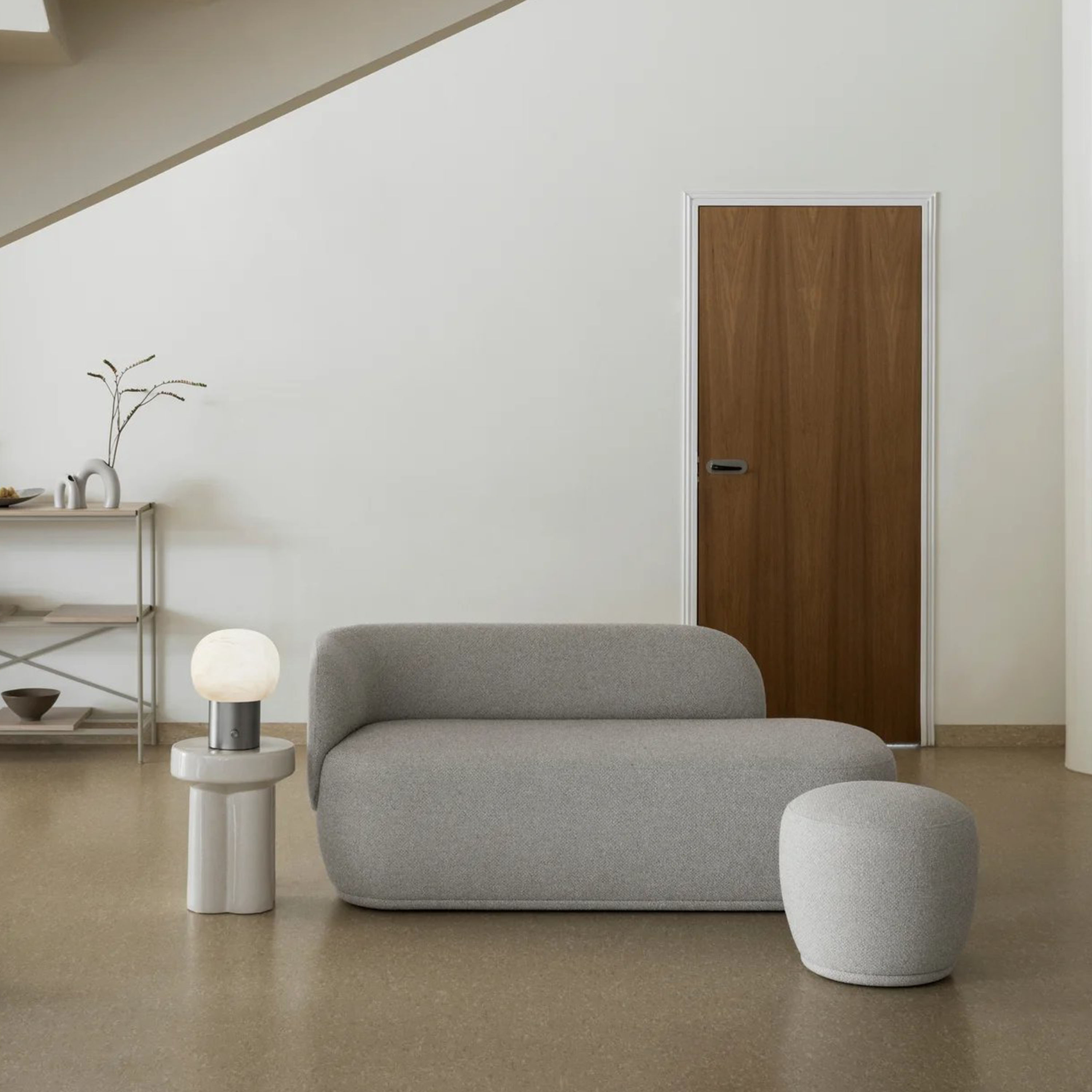 Blomus Iris Bordlampe Rustfritt Stål matt/White 32cm