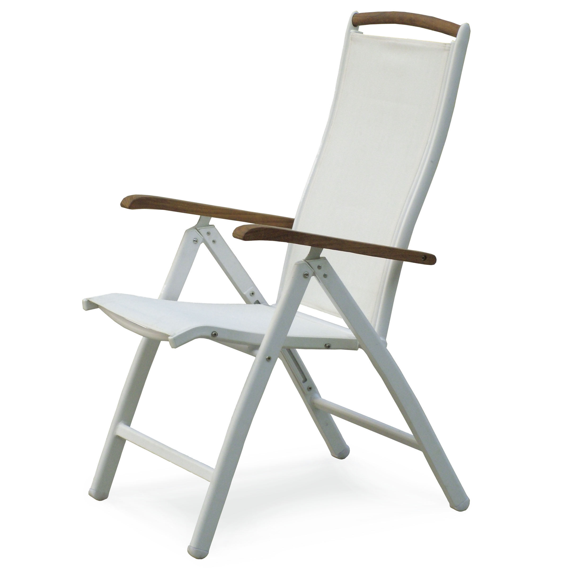 Hillerstorp - Nydala Positionsstol Vit/Teak