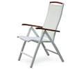 Nydala Positionsstol Vit/Teak