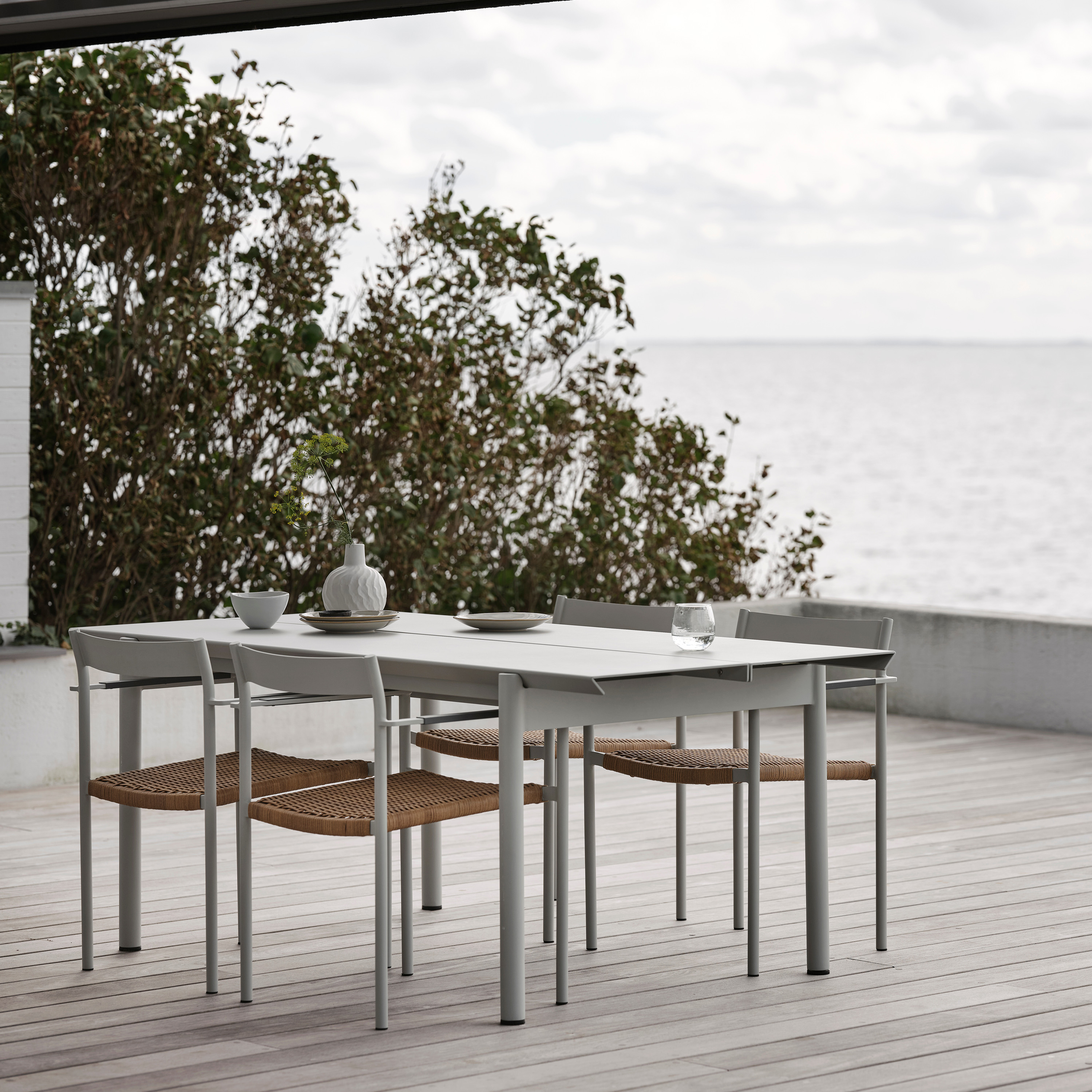 Brafab B45 Matbord Light Grey 180x92