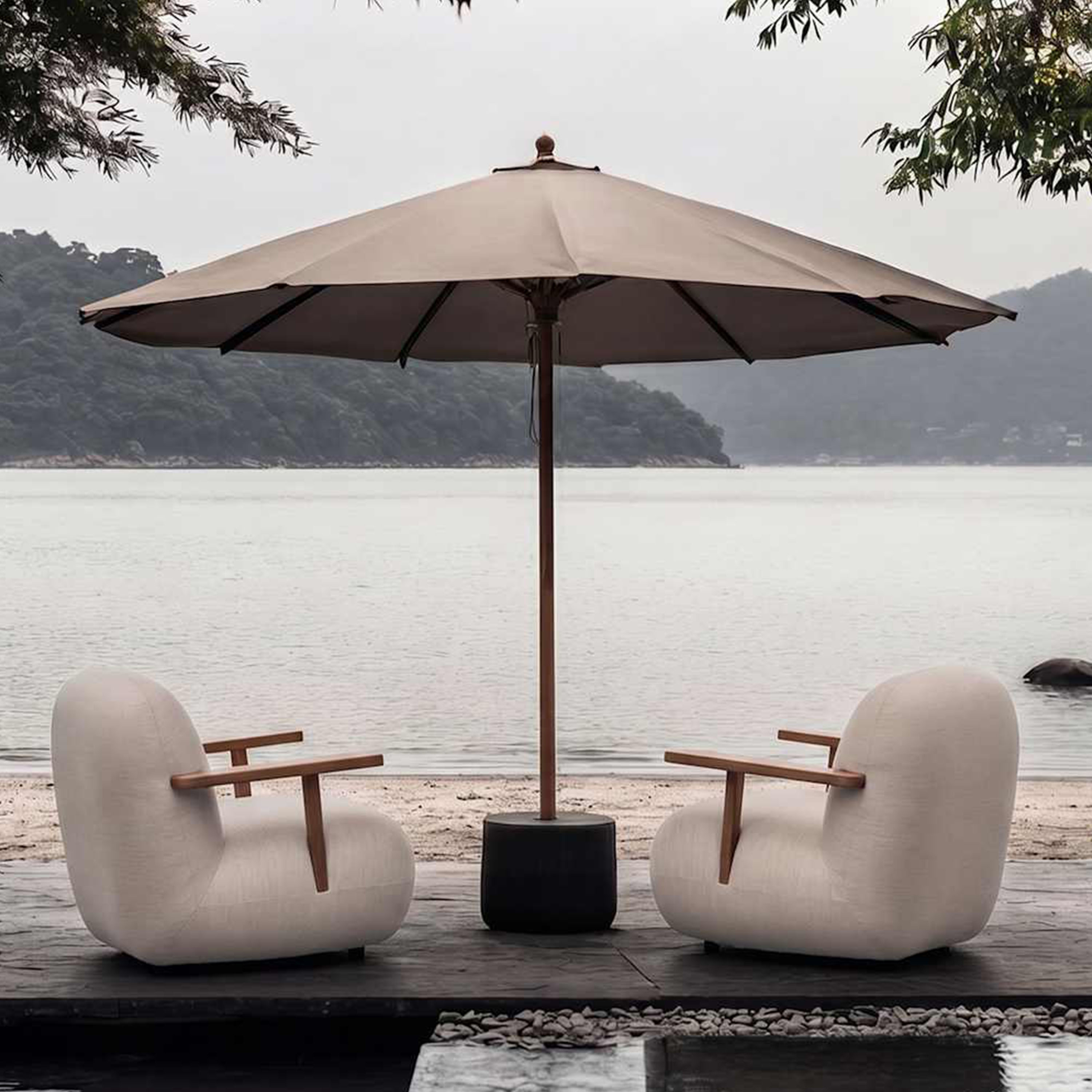 101 Copenhagen Toe Loungefotölj Teak/Warm Ash