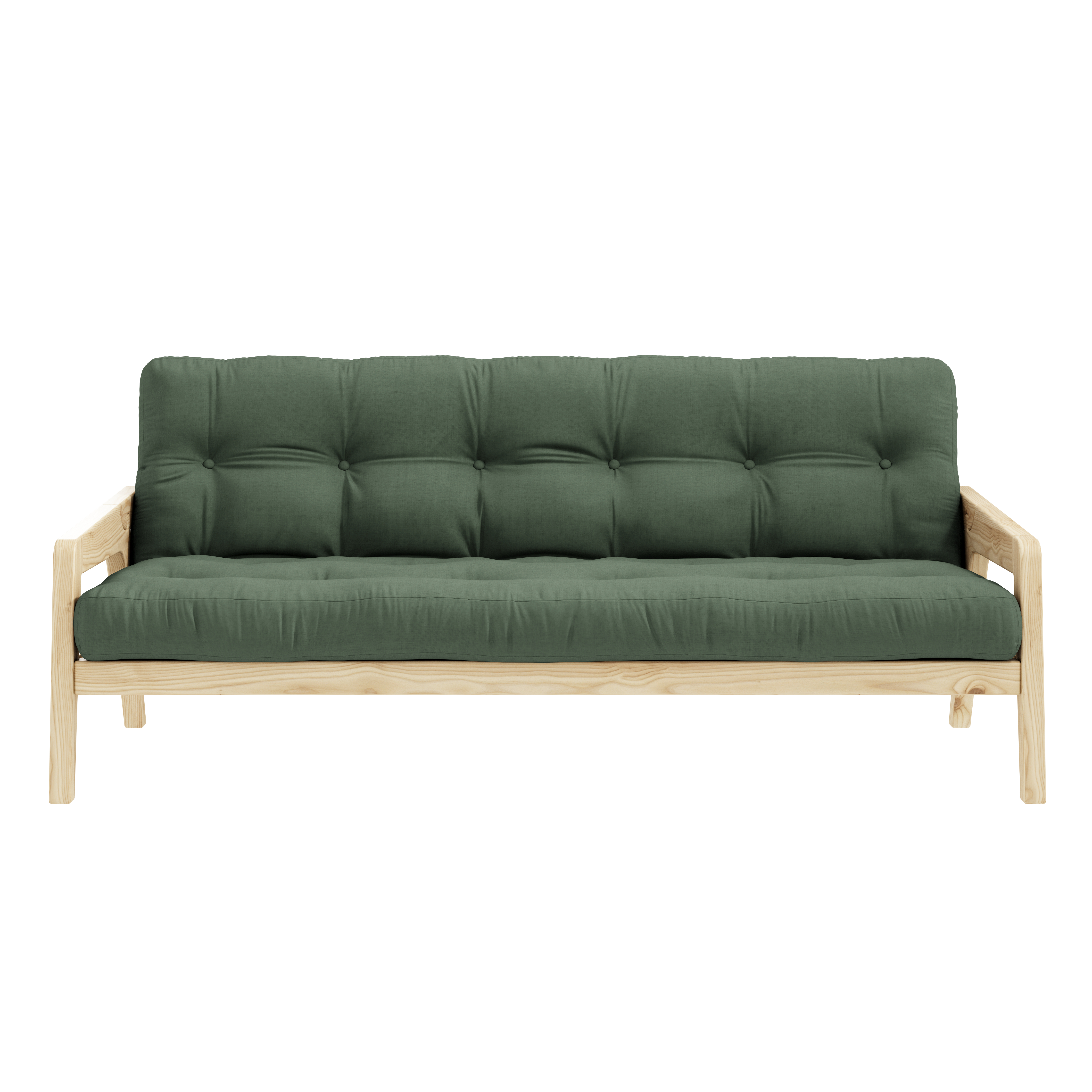 Karup Design Grab Sovesofa Natur/Olive Green 204cm