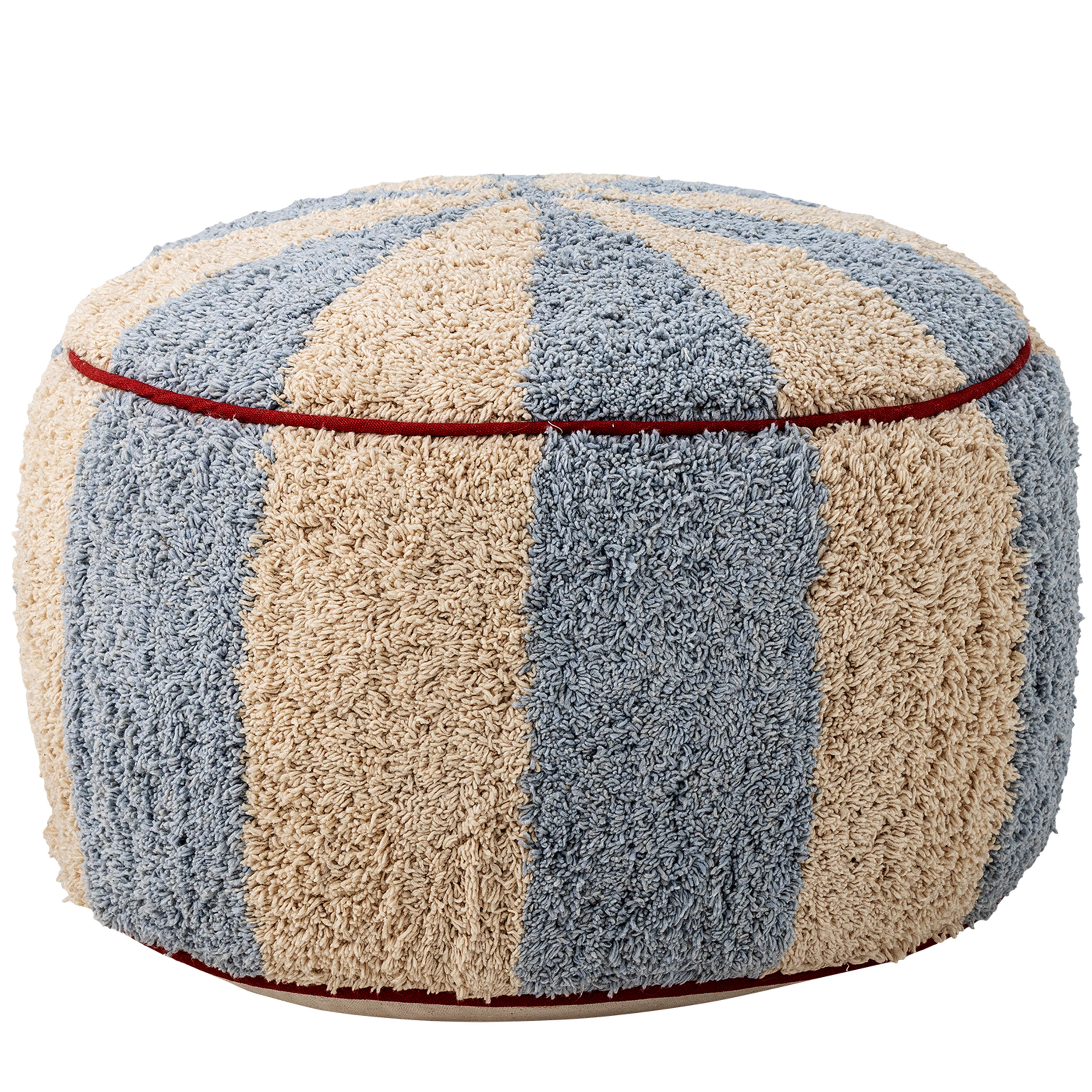 Bloomingville Charoline Pouf Sittpuff Blue 26x44