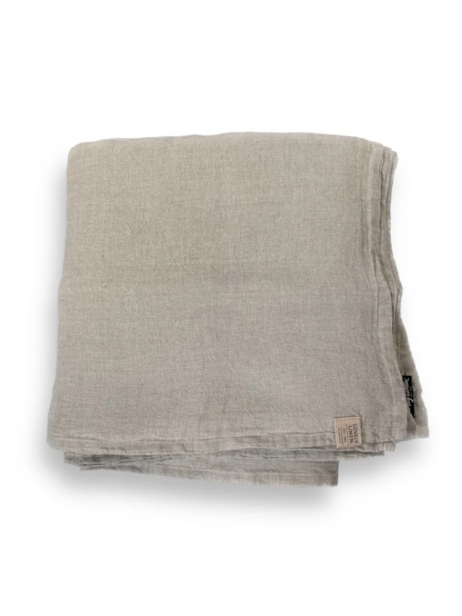 Lovely Linen - Heaven Underlakan Natural Beige 150x260