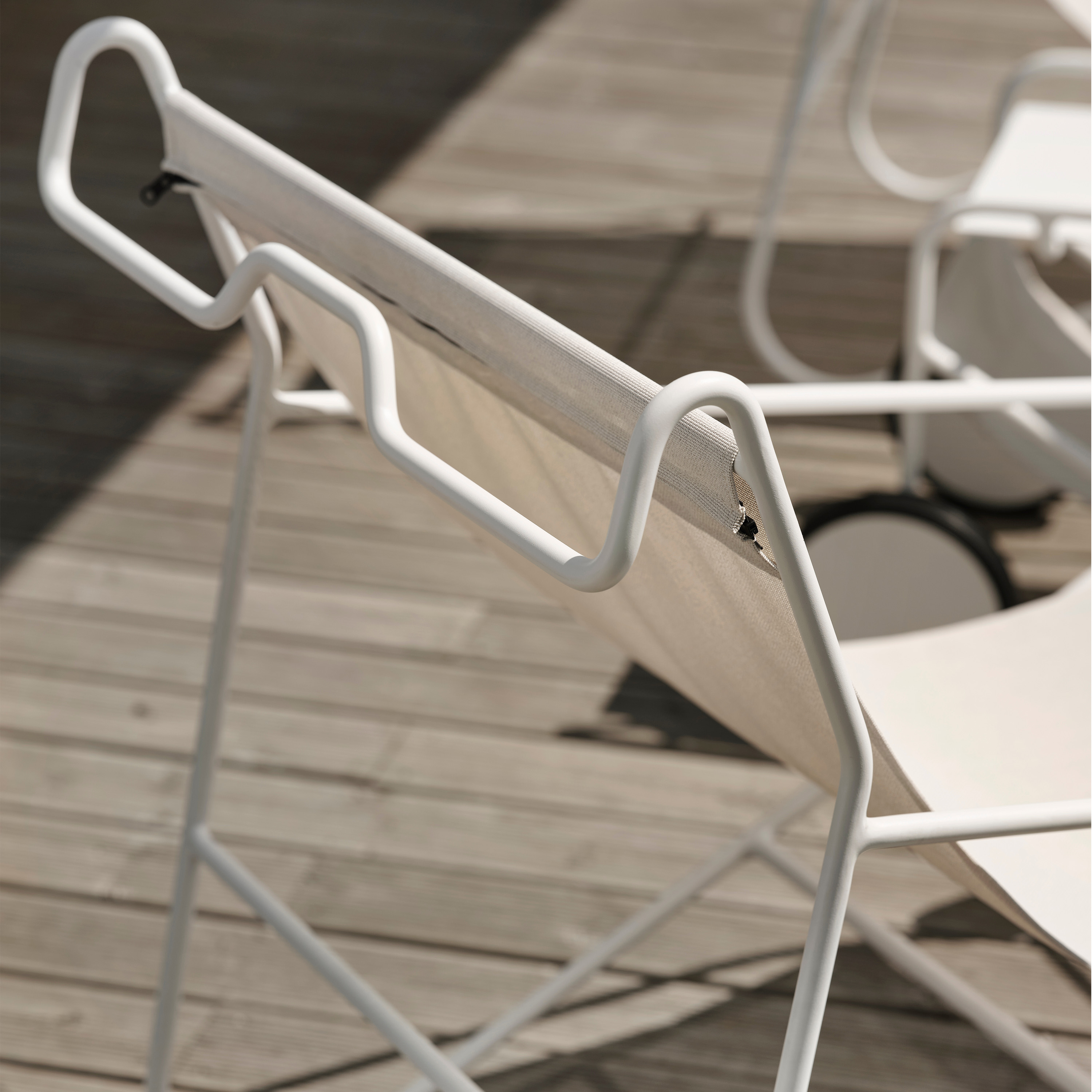 Brafab Poul Loungefåtölj Vit