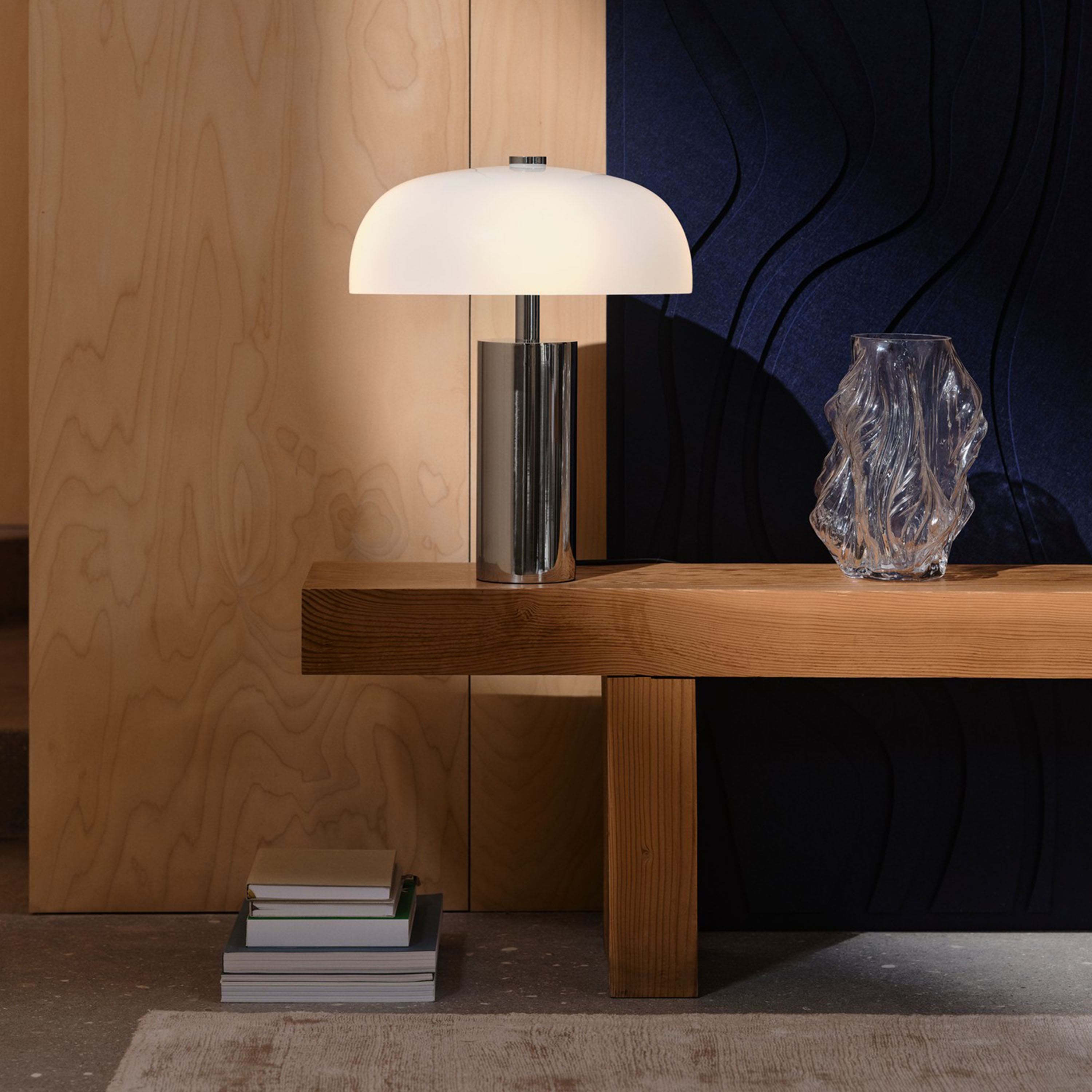 Nordlux Gabrielle Bordlampe Krom 43cm