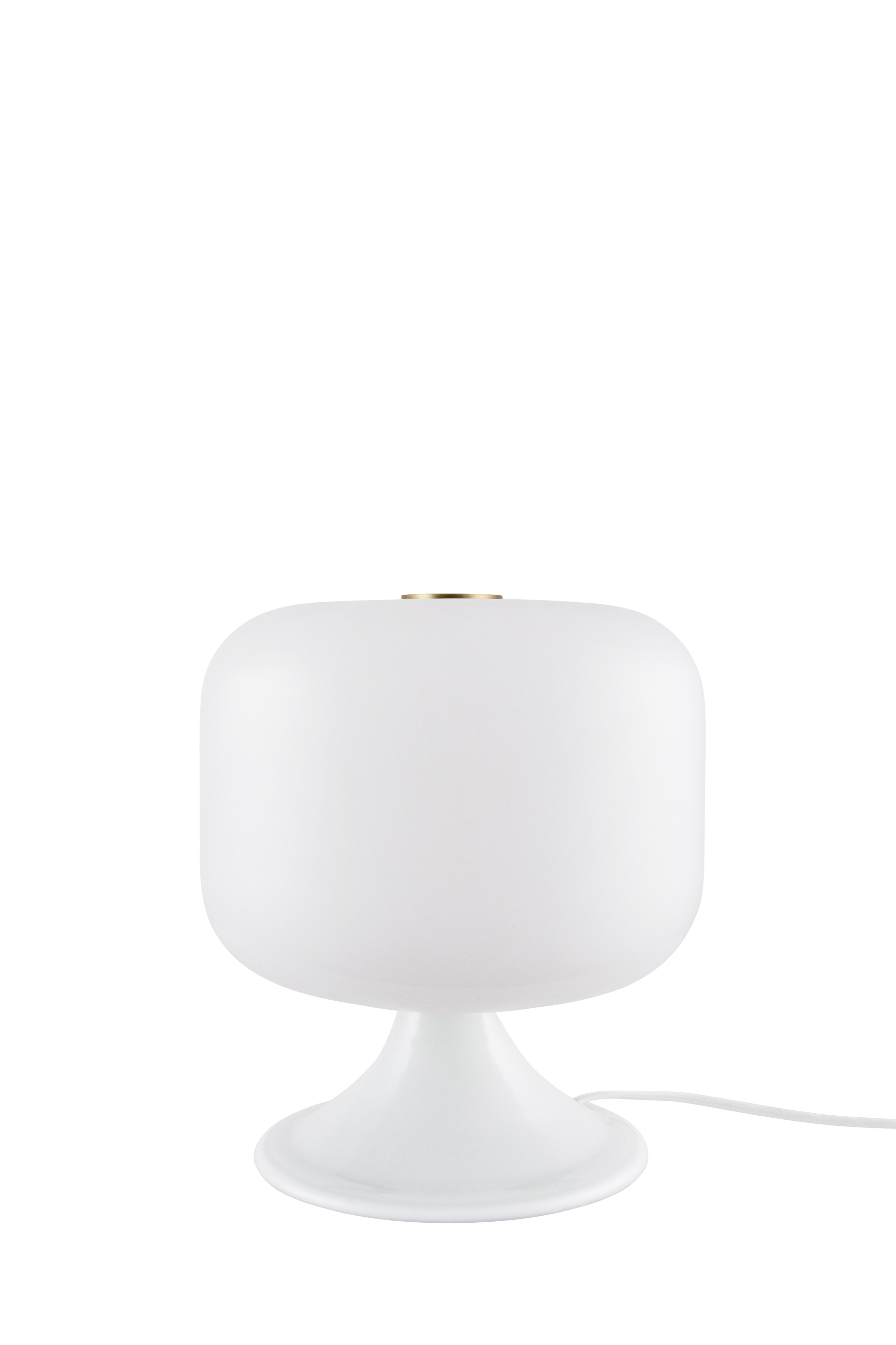 Globen Lighting - Bullen Tischlampe Weiß 25cm - Tischlampen