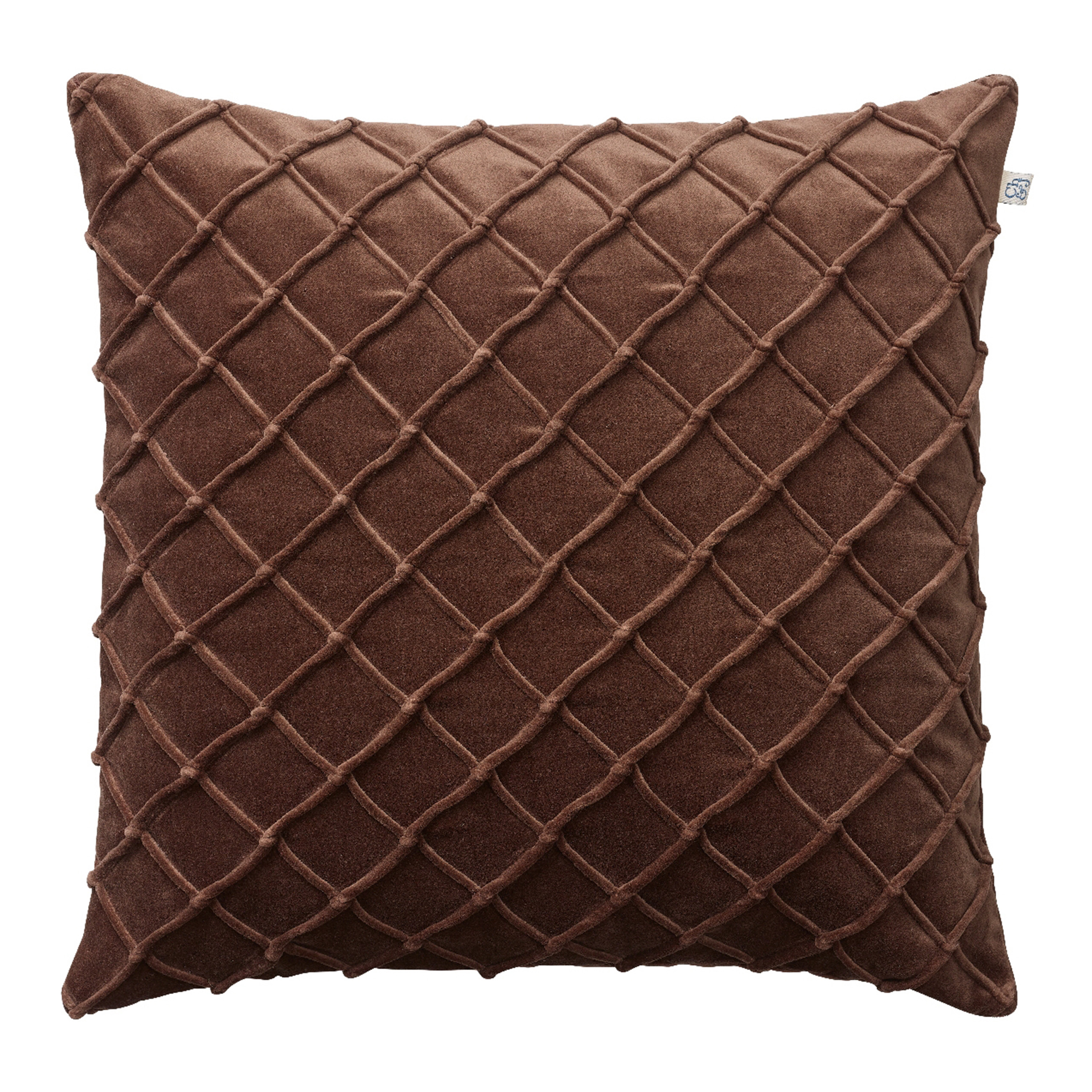 Deva Kuddfodral Sammet Brown 50x50
