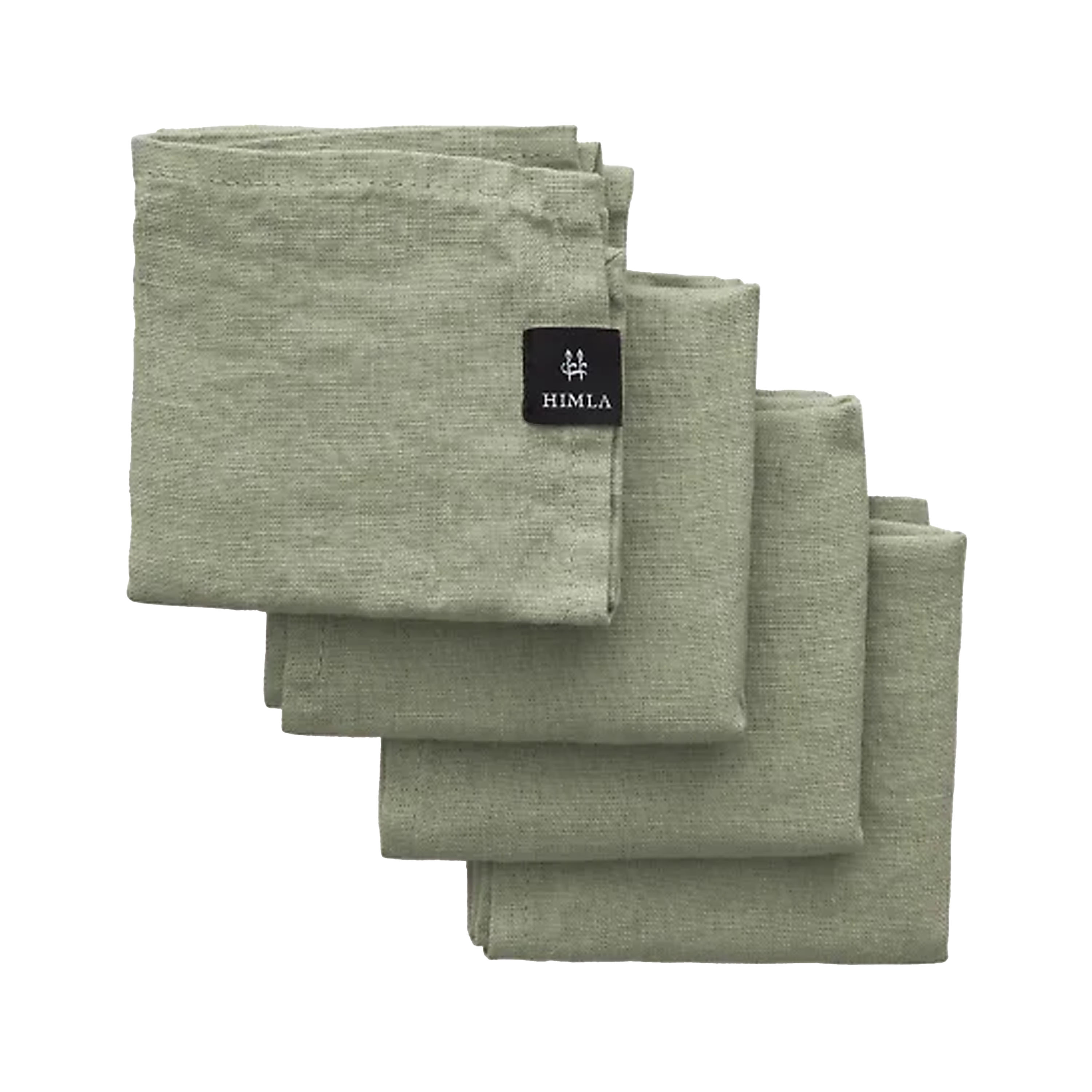 Sunshine Linne Servett Sage 4-pack
