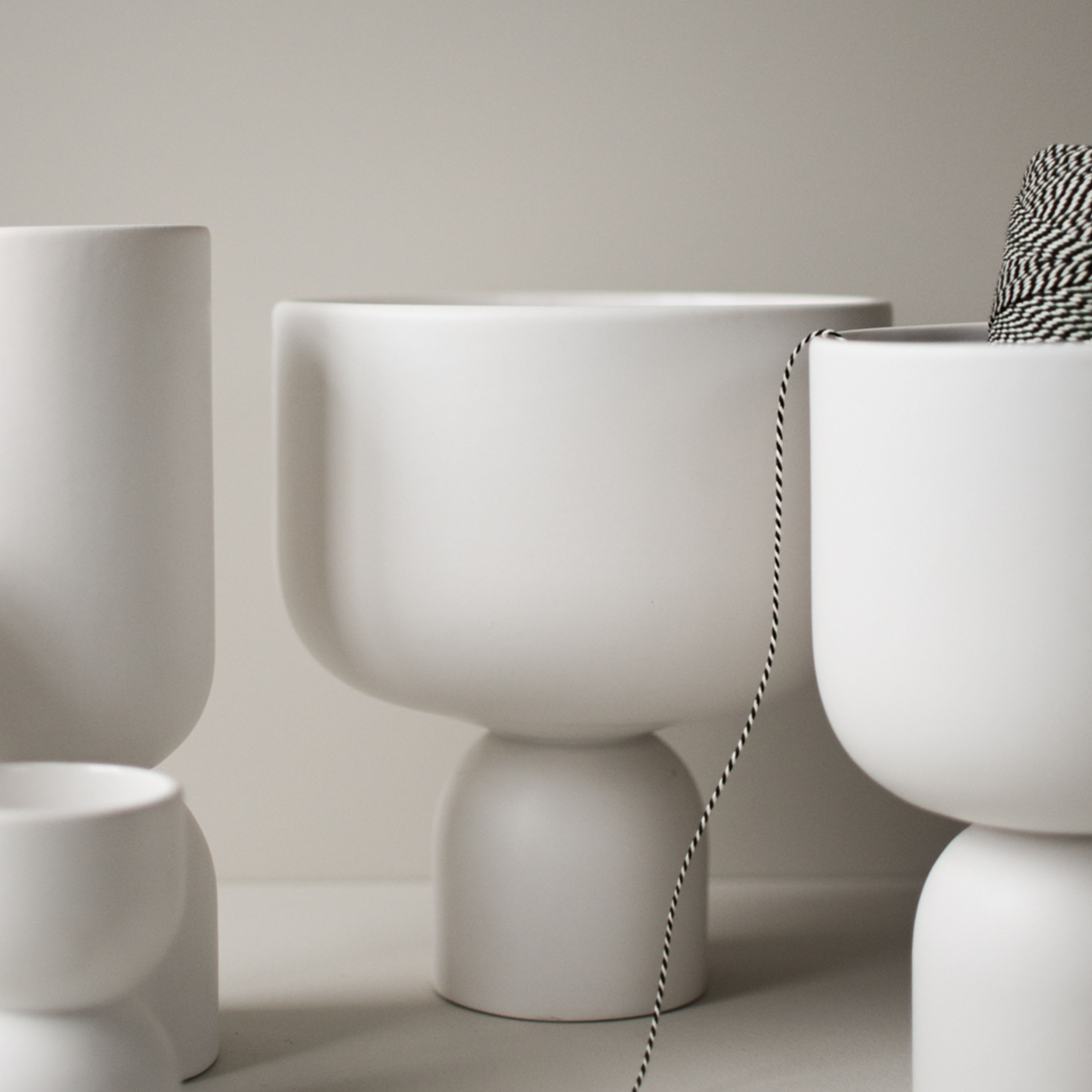 DBKD Post Krukke Hvit Liten