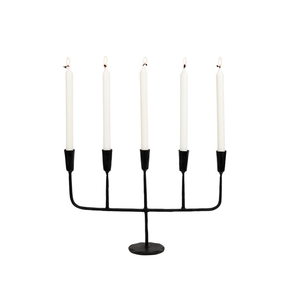 Olsson &amp; Jensen Ina 5-Armad Ljusstake Svart 31cm