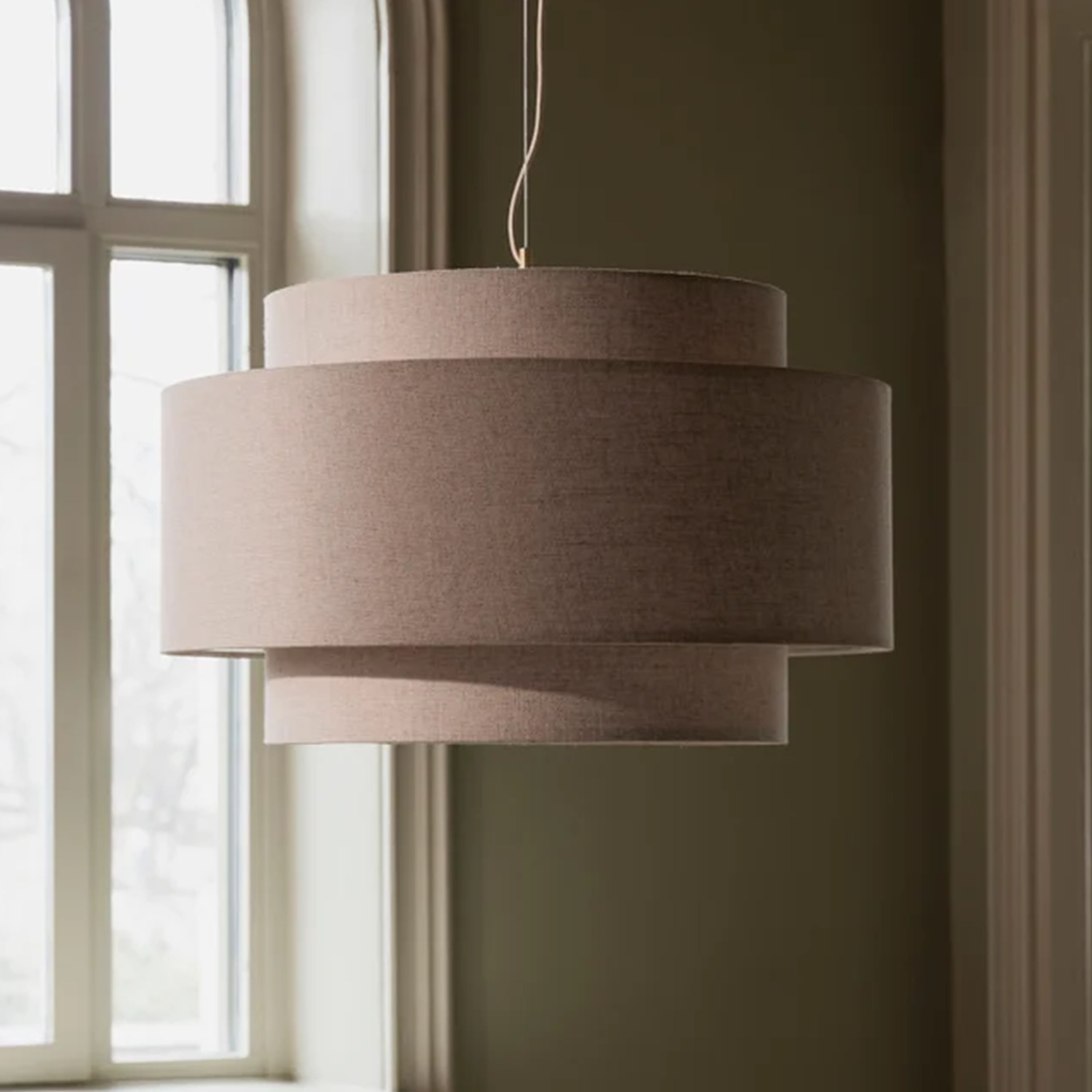 Globen Lighting Noah Taklampe Beige Ø70