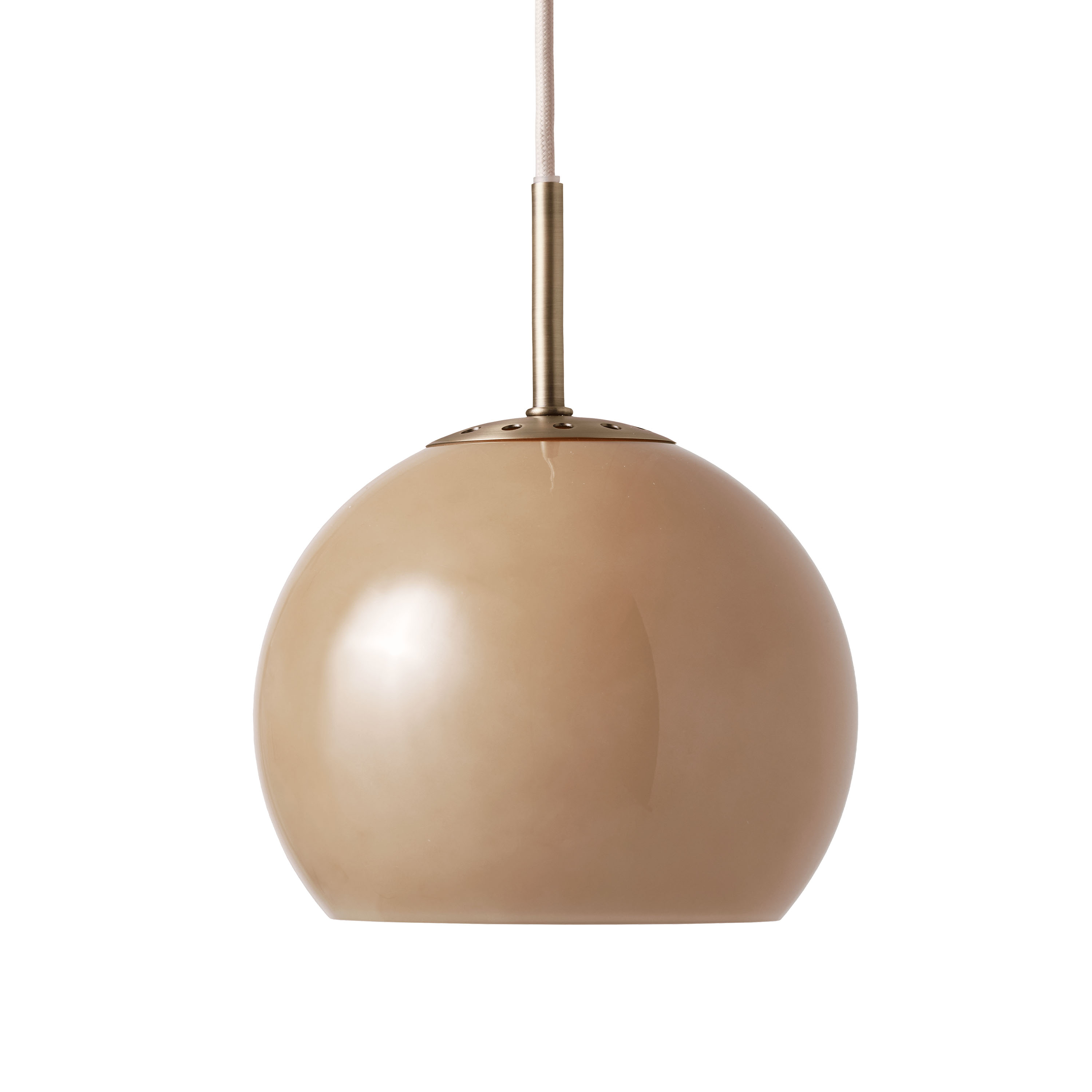 Ball Glass Deckenleuchte Cappuccino Ø25