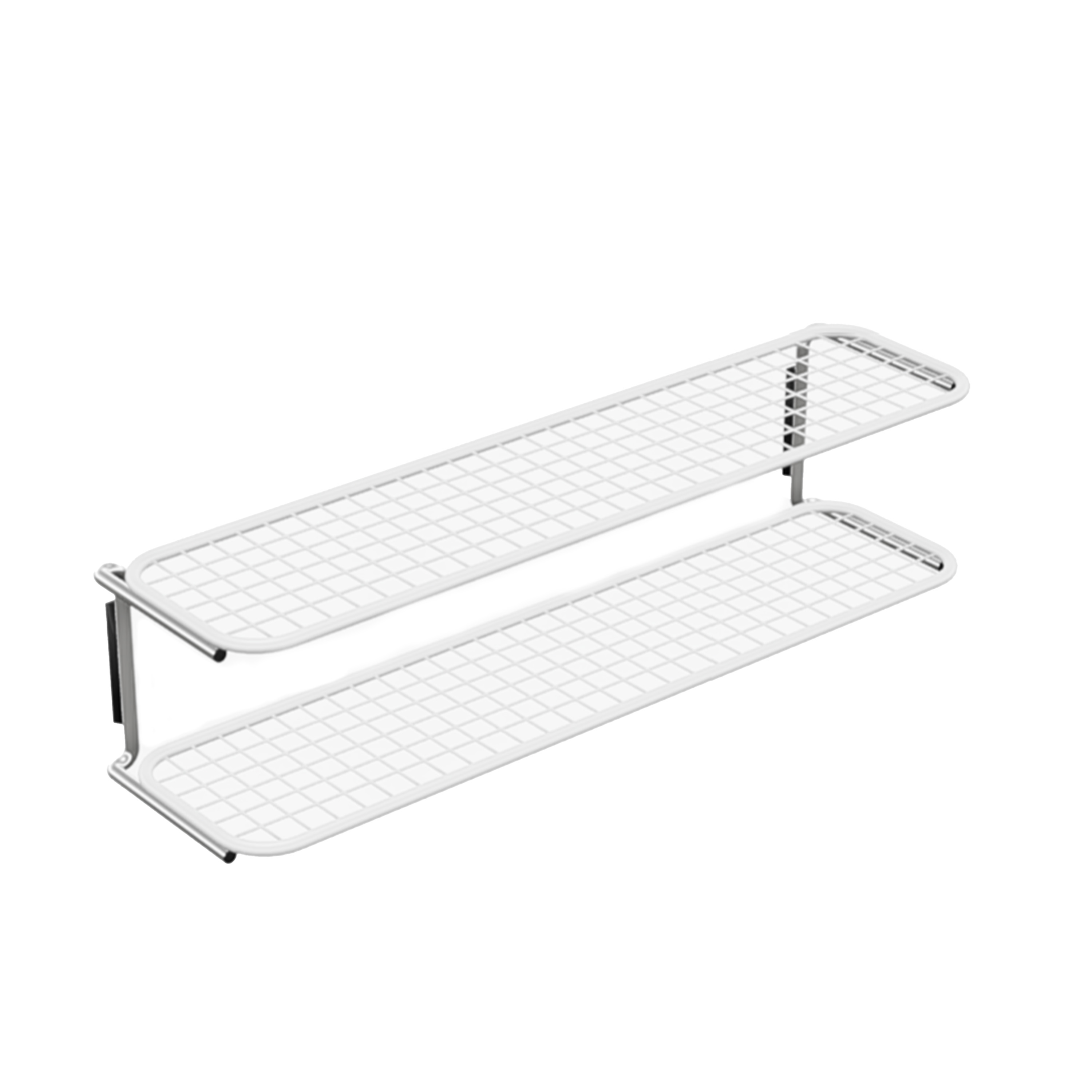 Classic Skohylla Dubbel Vit/Krom 100cm