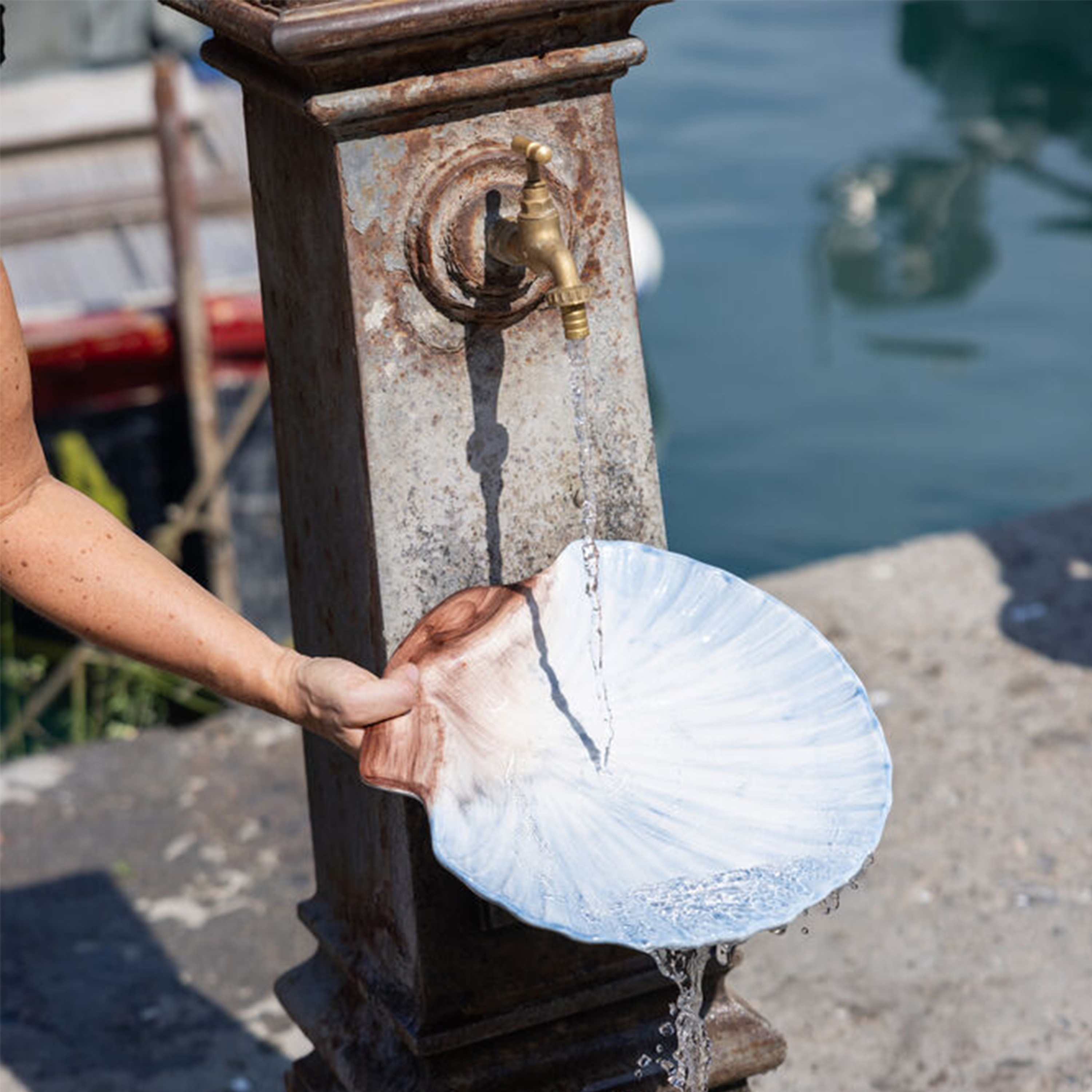Byon Armona tarjoiluastia Vaaleansininen Ø32