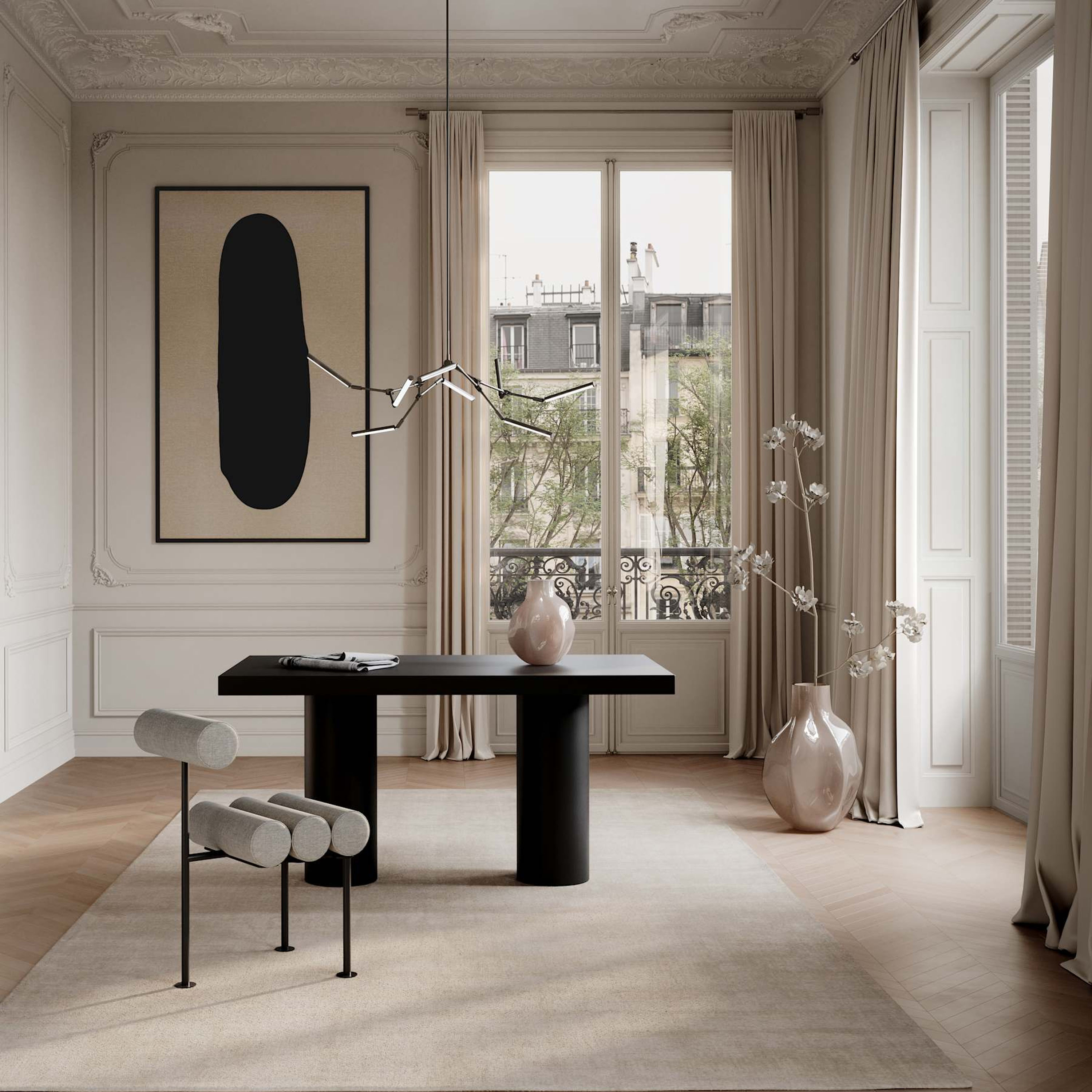 101 Copenhagen Bakku Vase Smoked Desert Groß