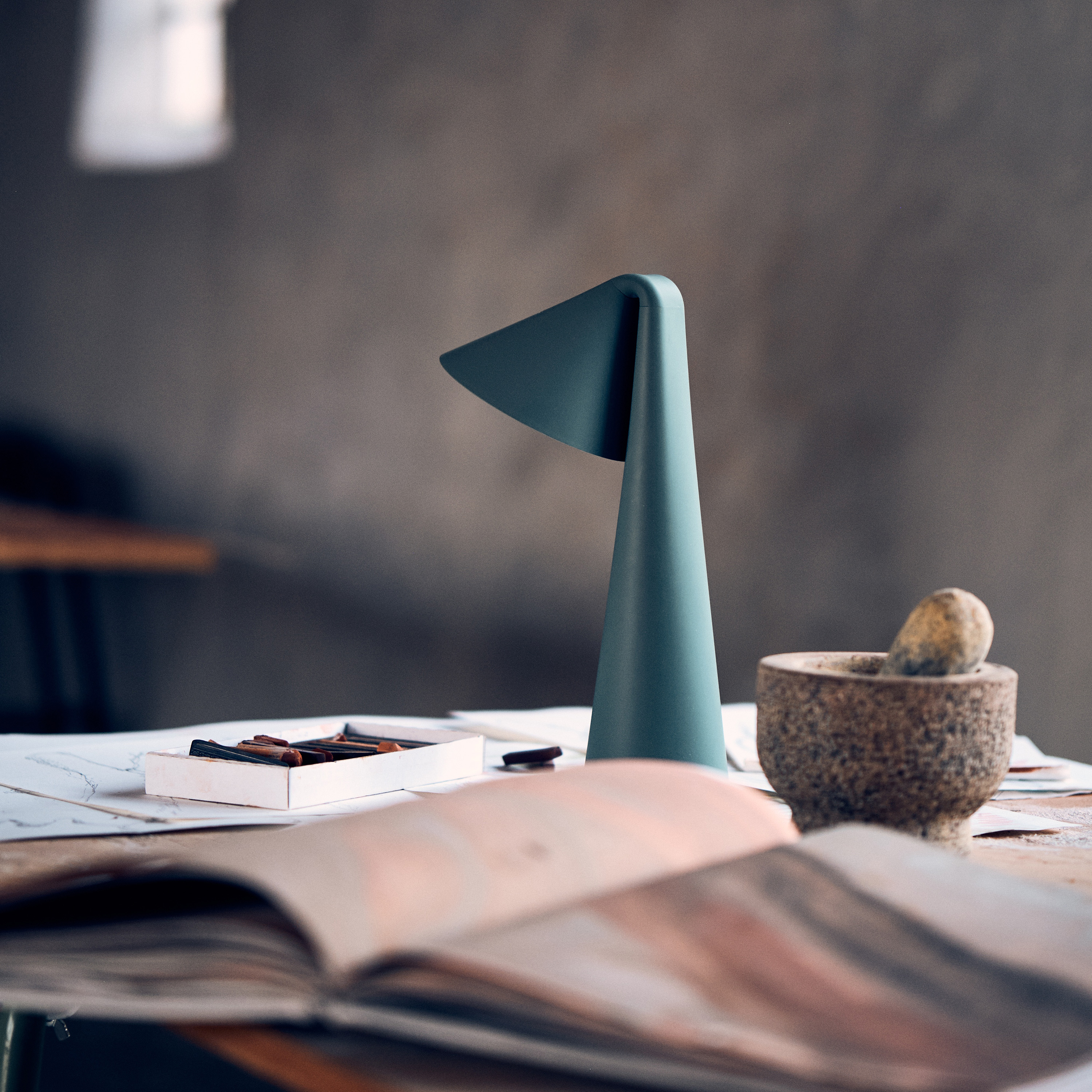 Frandsen Ami Por Tischlampe Sage Green 31cm