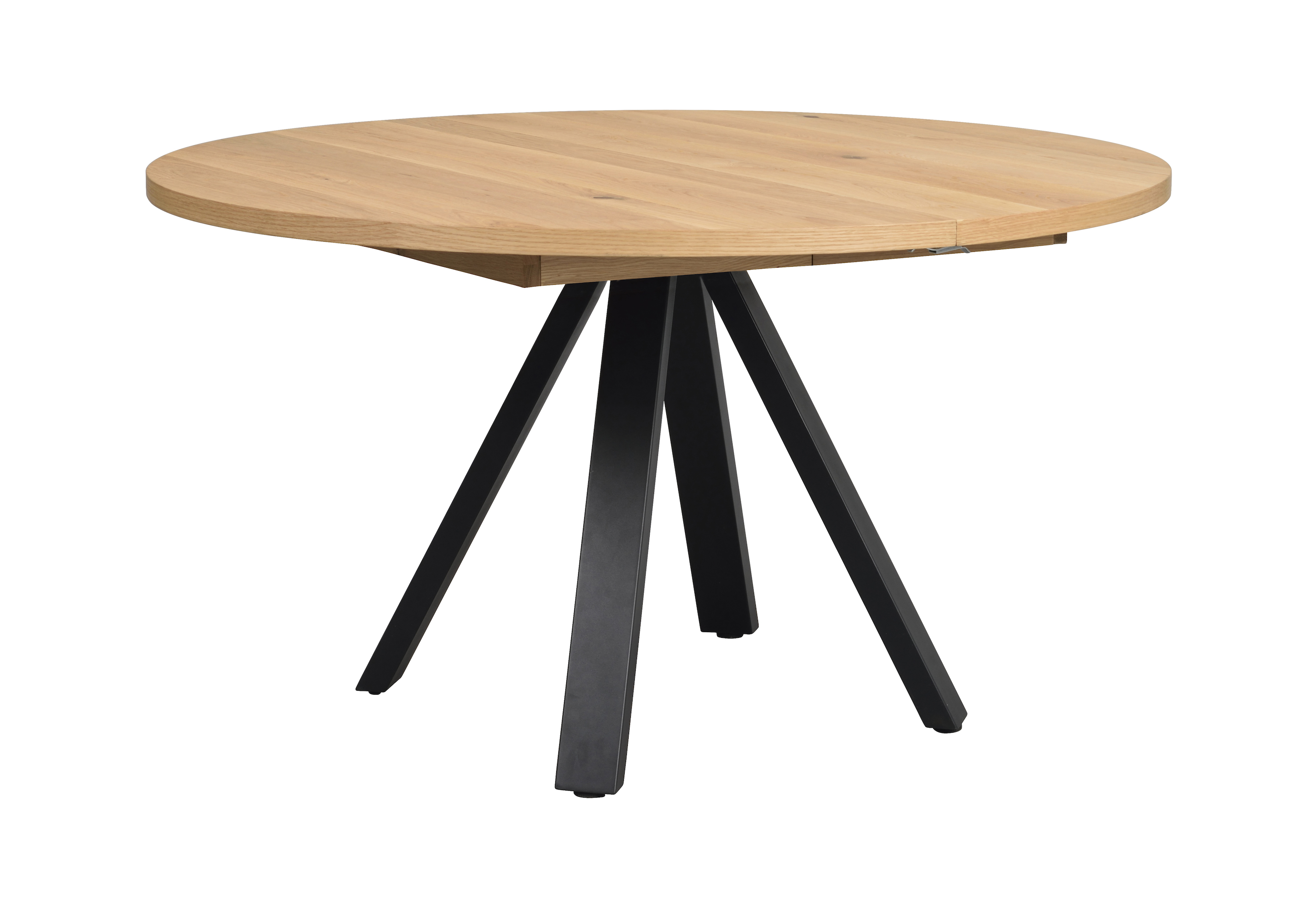 Rowico Home - Maddock Matbord Ek/Svart Ø135 - Trä
