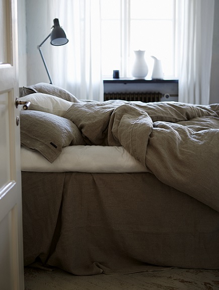 Lovely Linen Päiväpeitto Natural Beige 230x290