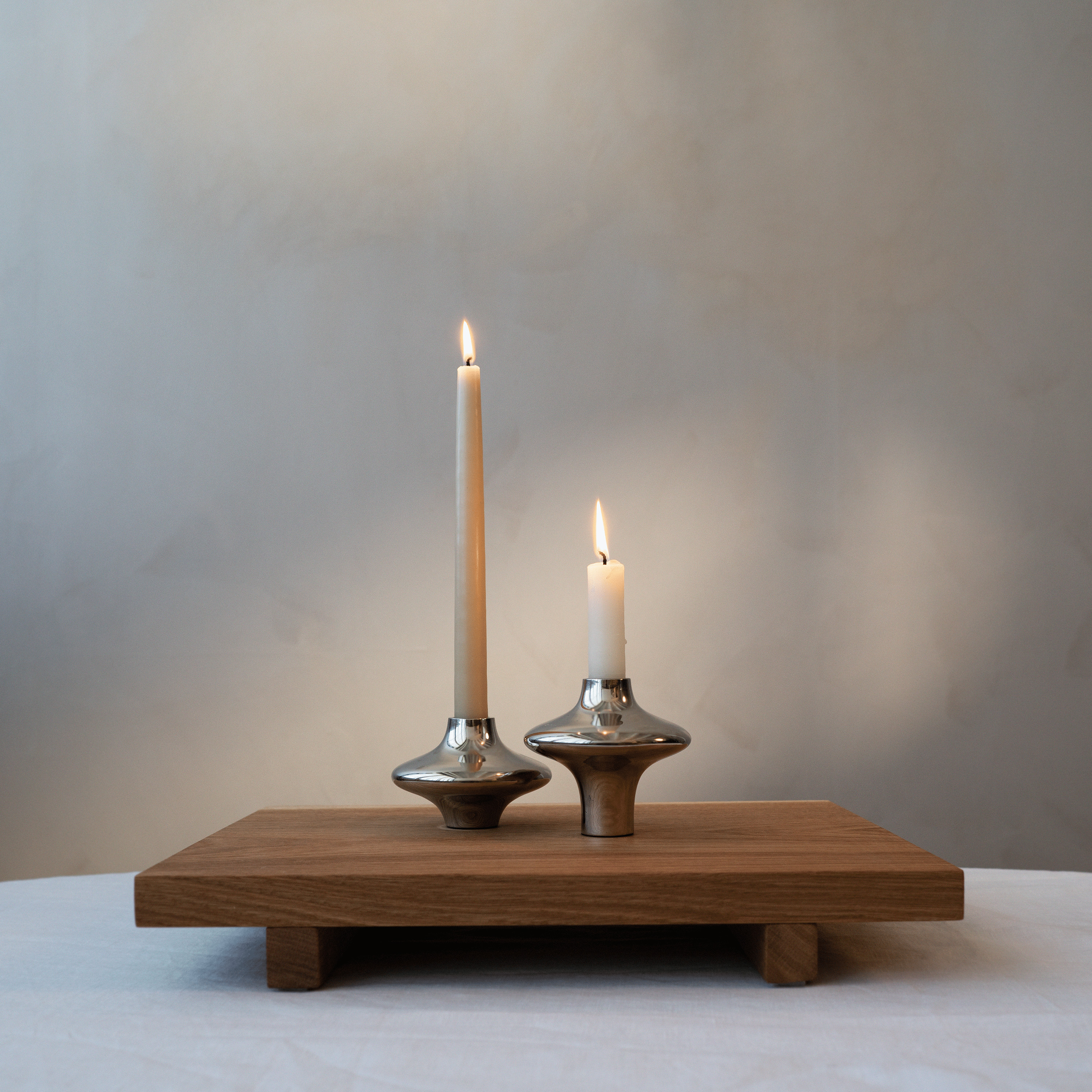 Hein Studio Doublet Ljusstake Titanium Small