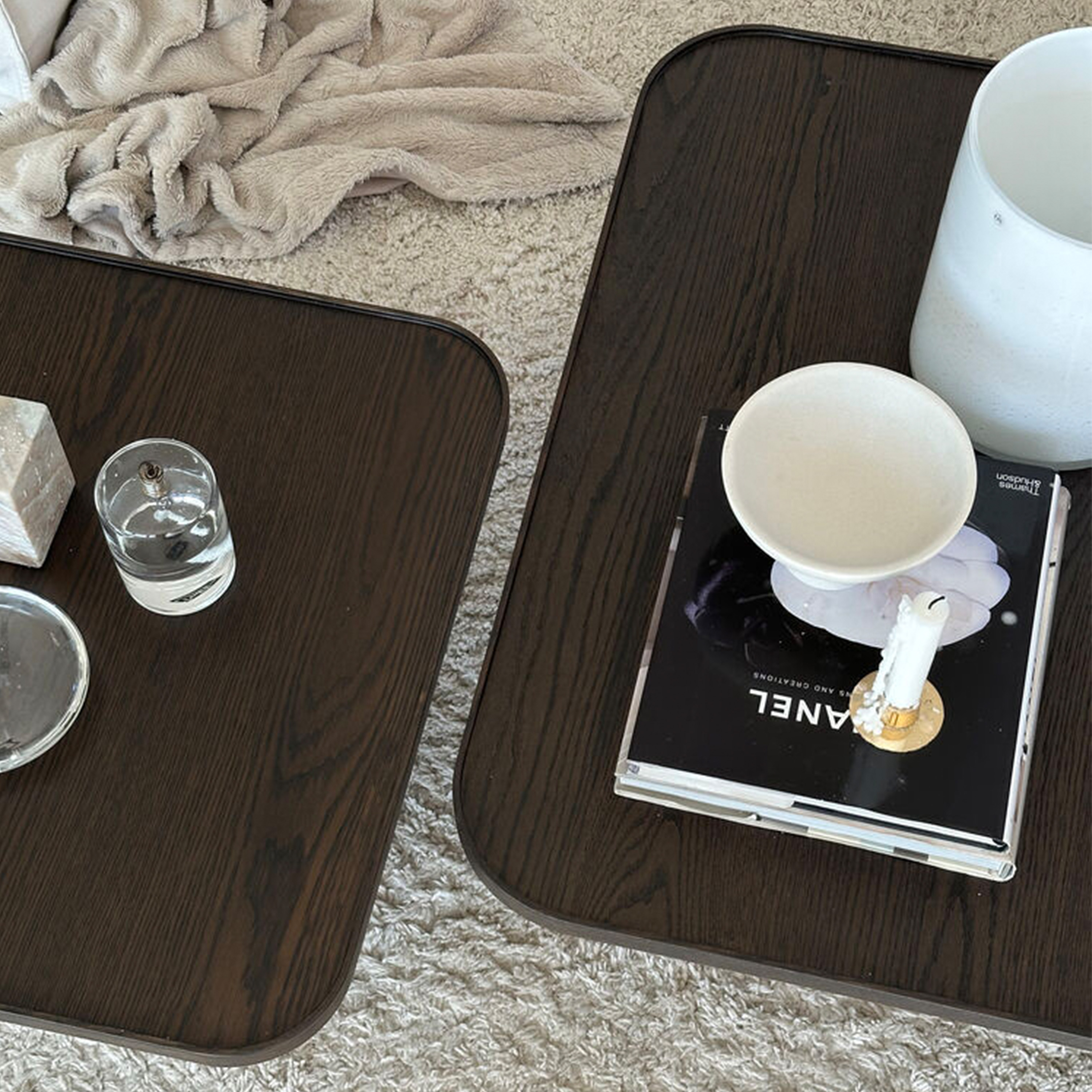 Rowico Home Sullivan Couchtisch Braune Eiche 60x60