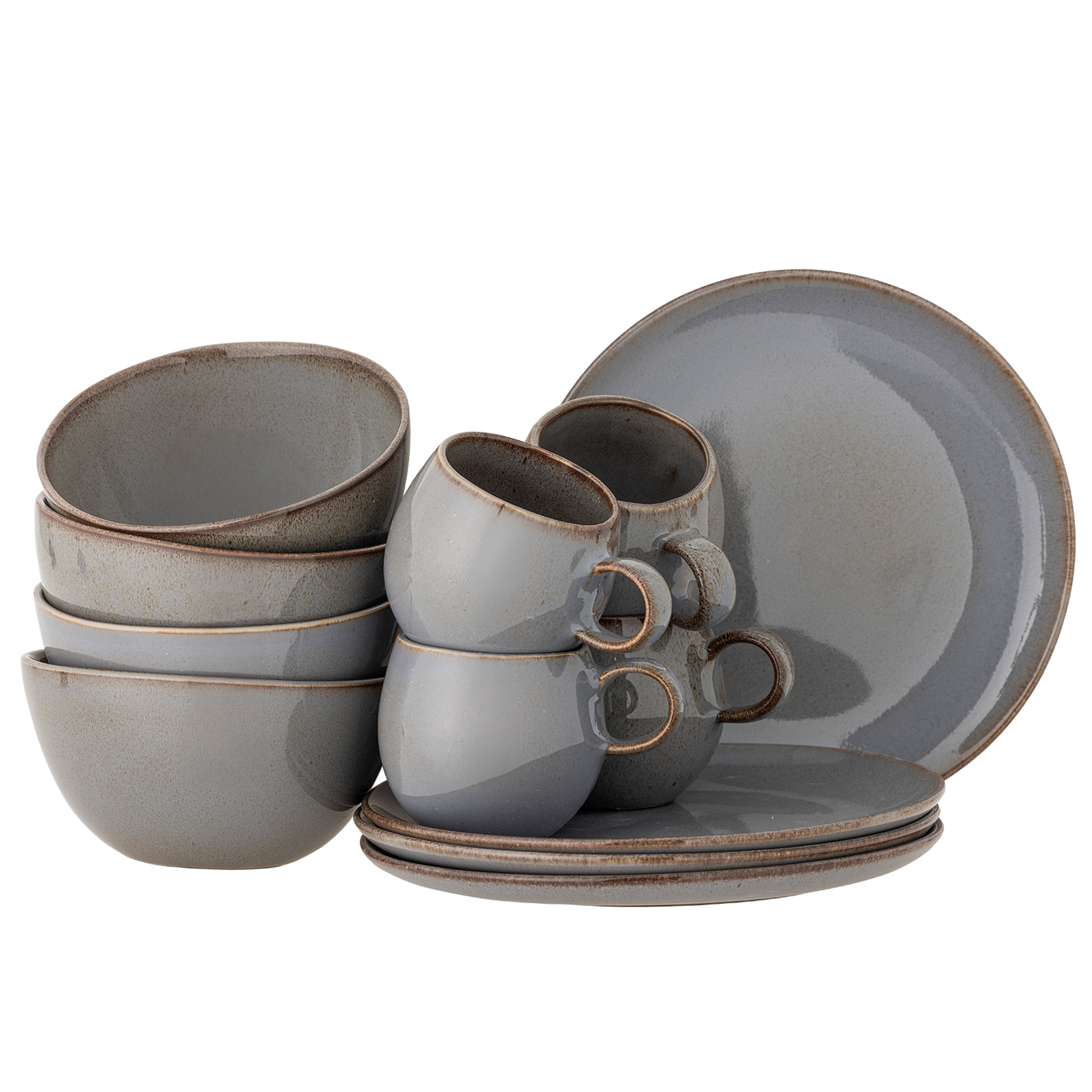 Sandrine Frukostset Grey