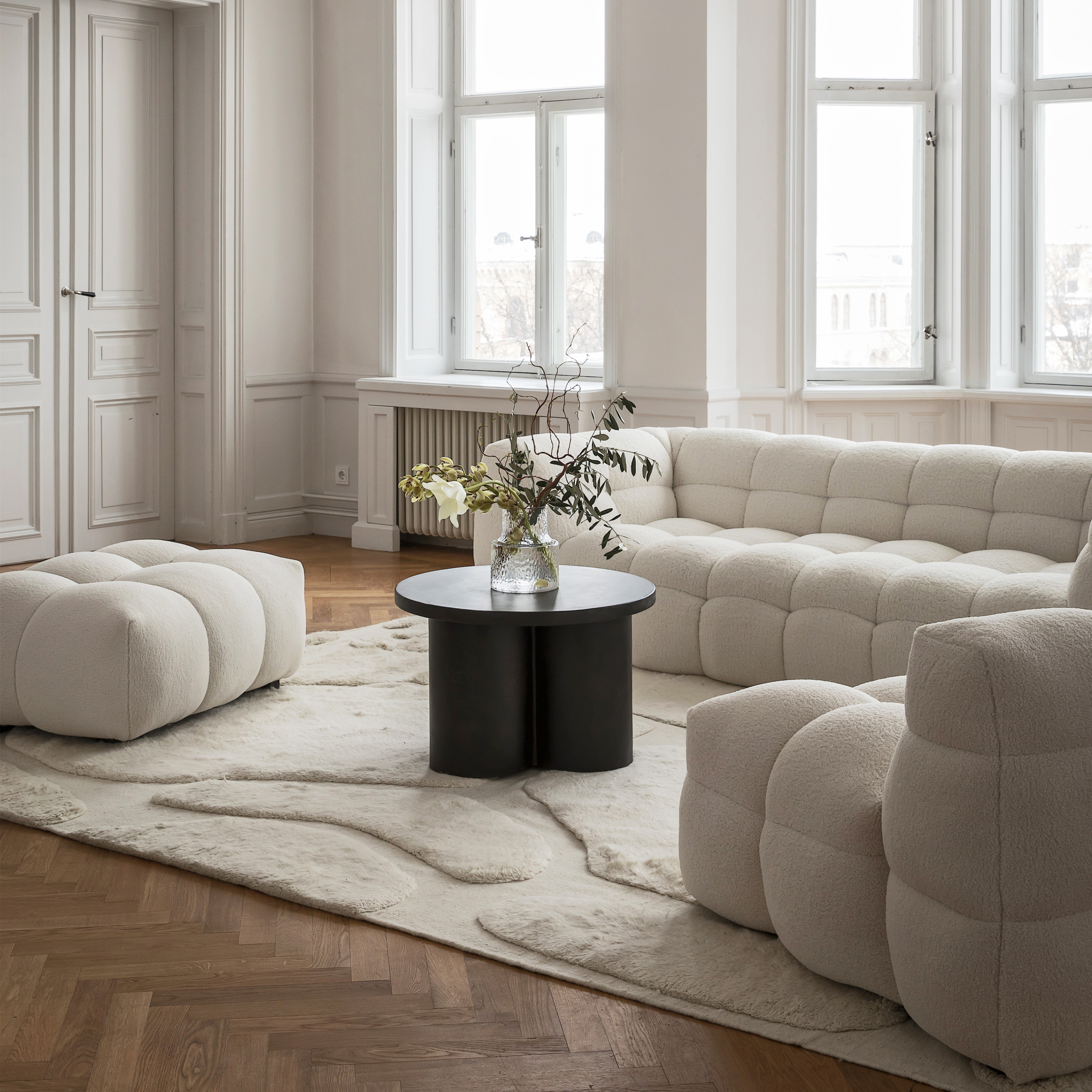 Sleepo Collection Billie Sittpuff Creme Teddy Small